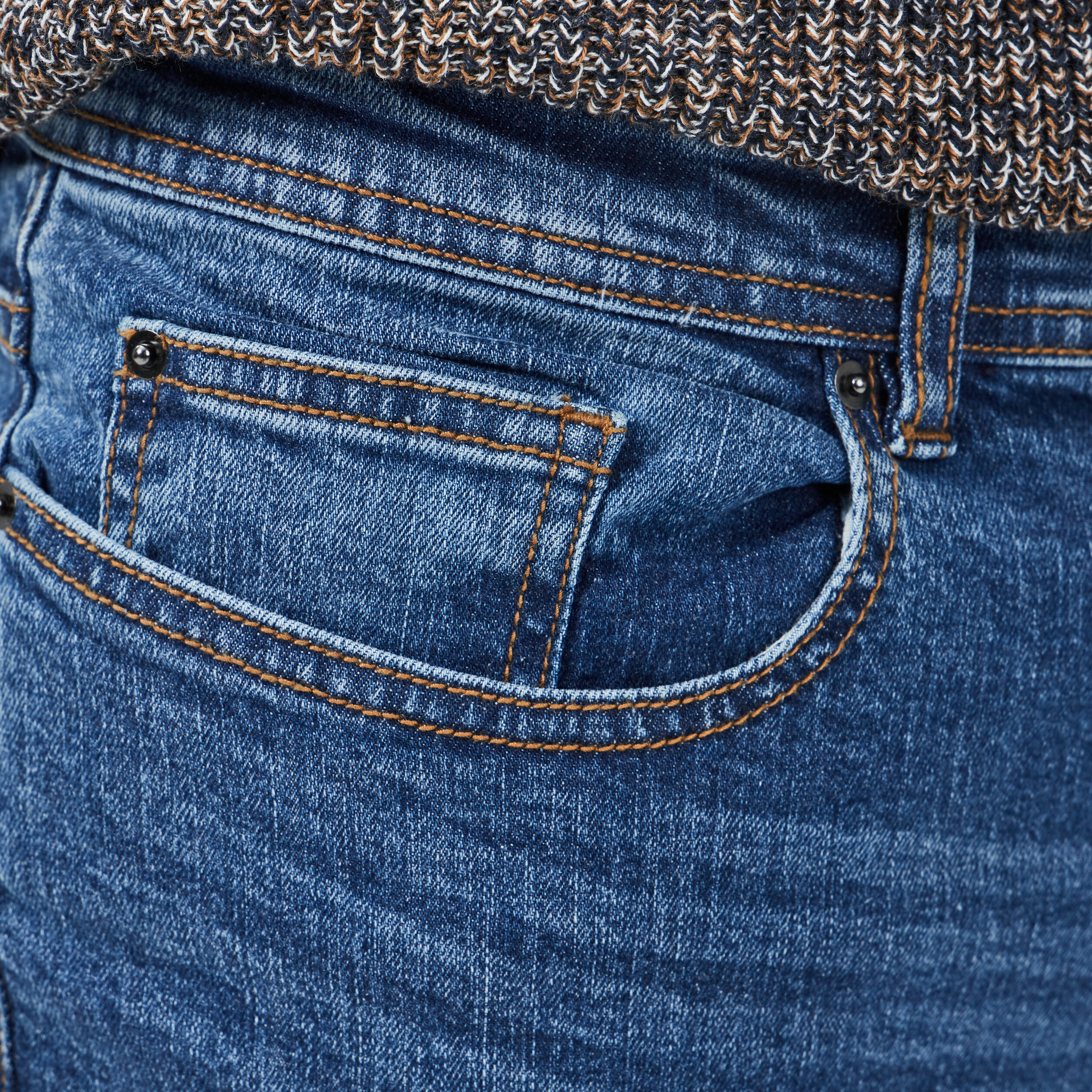 Jeans slim taille standard denim double stone homme