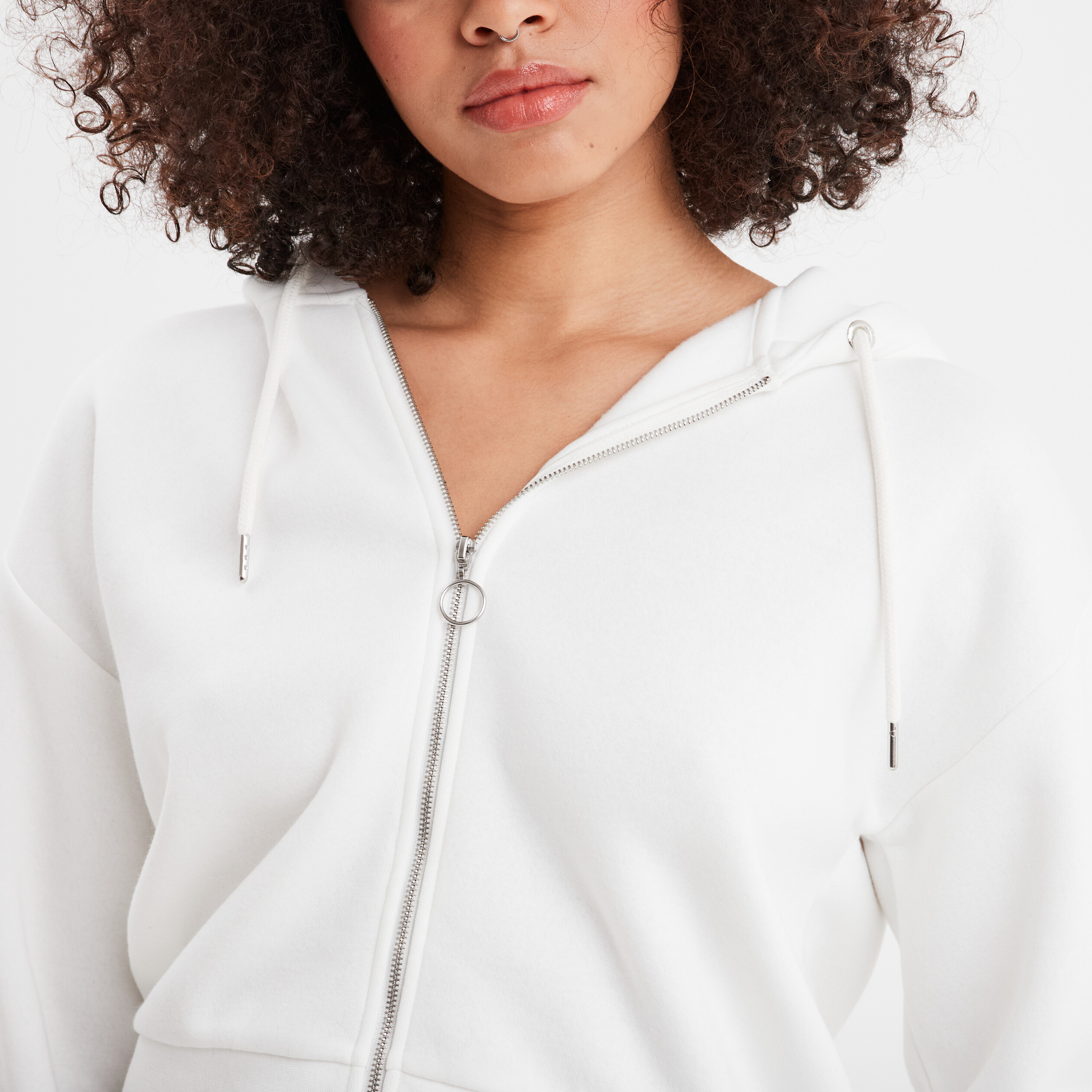 Sweat zippé hotsell court femme