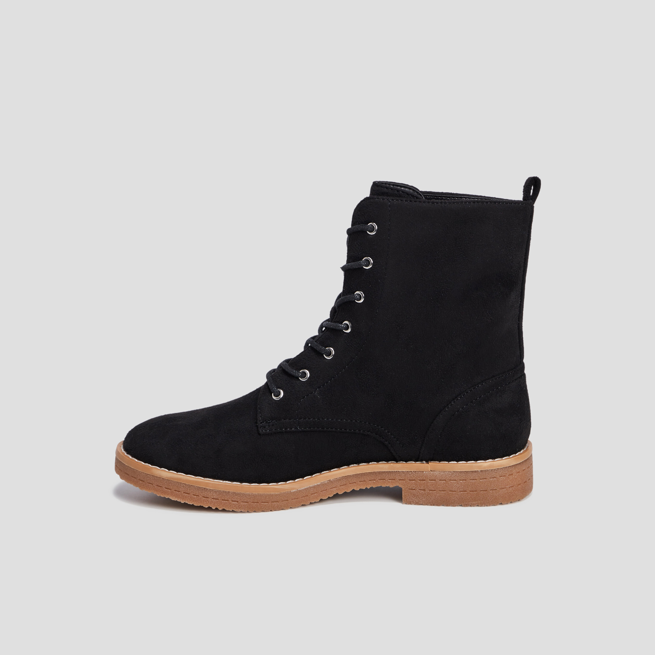 bottines a lacets noir femme Bottines à lacets noir femme