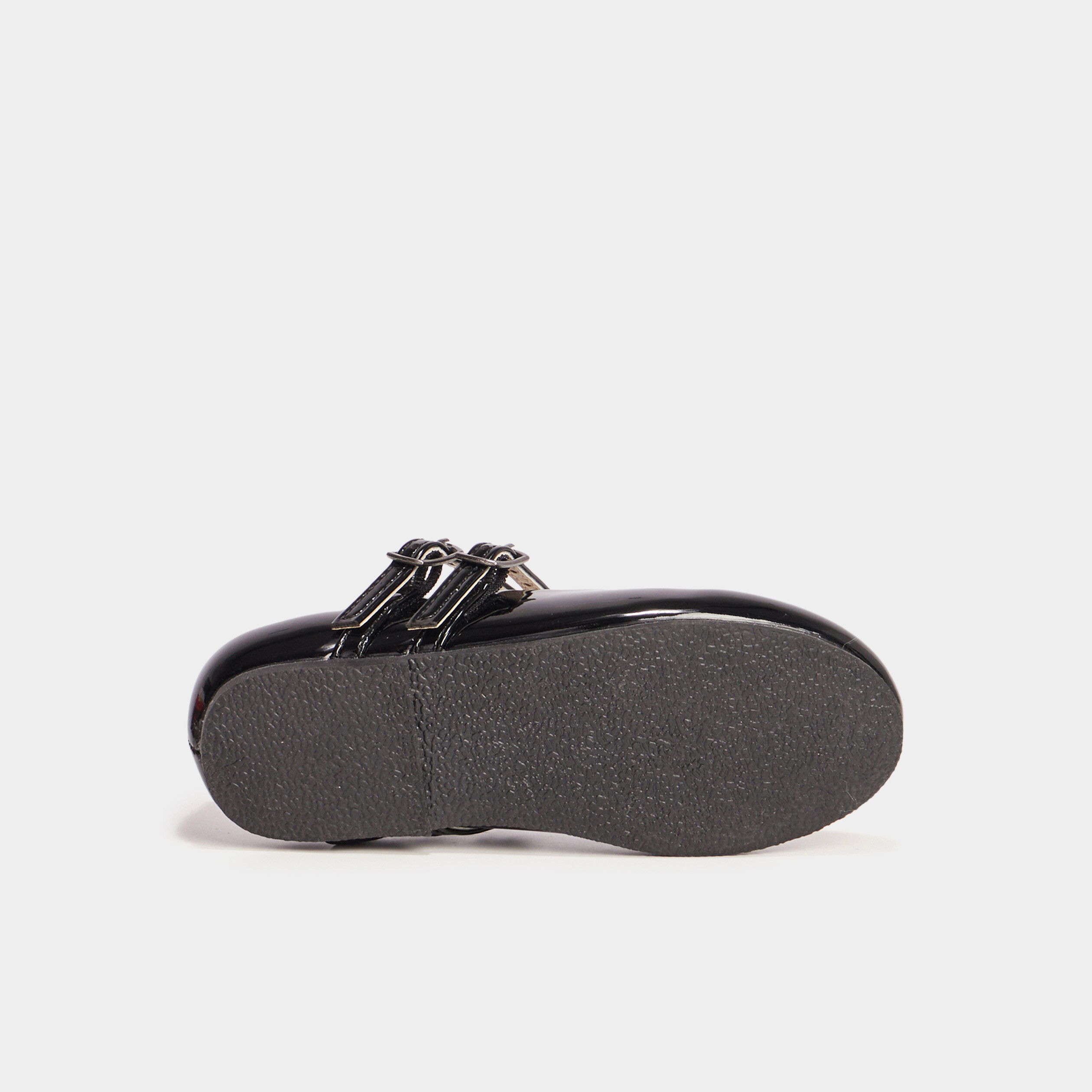 Ballerines vernies à bout rond noir fille