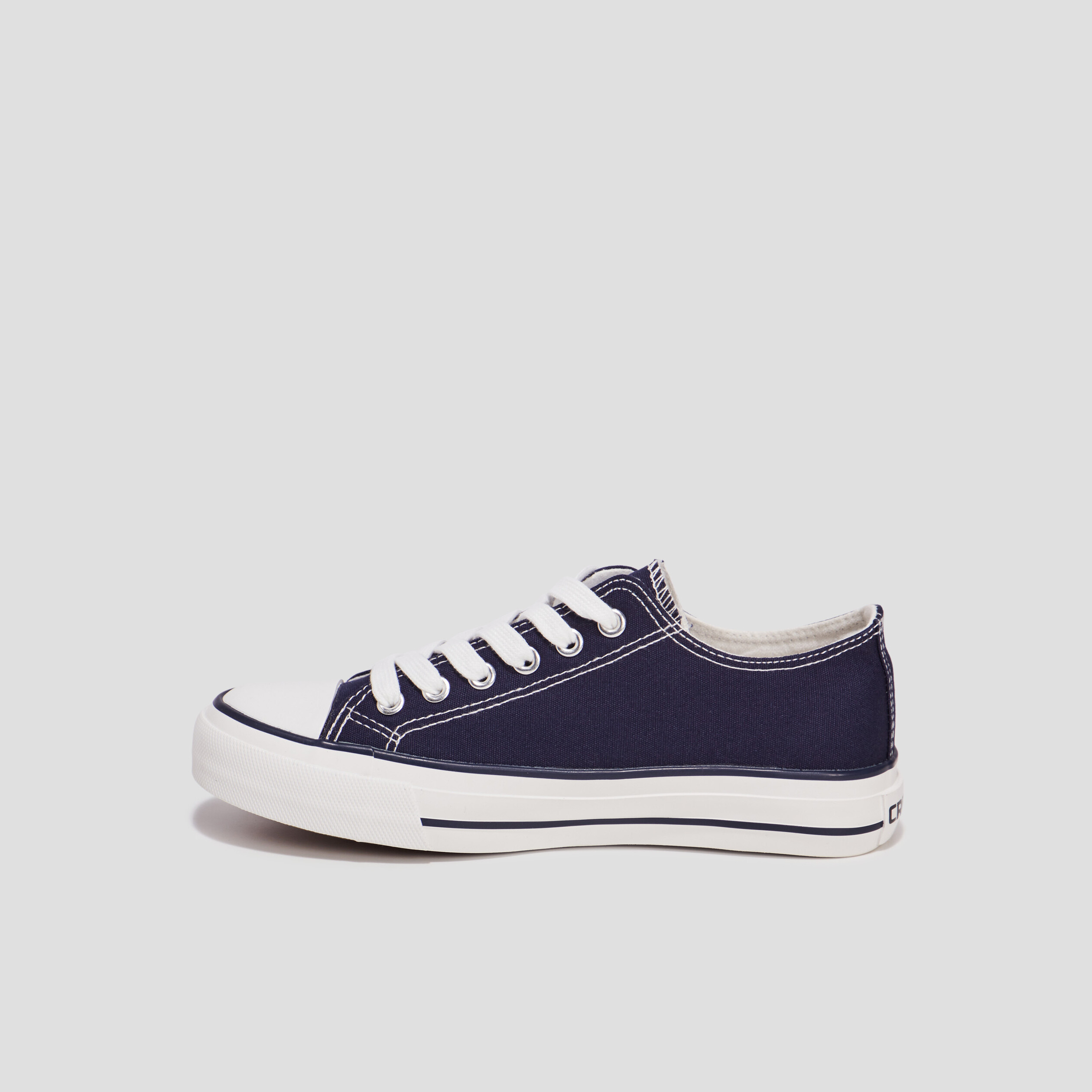 tennis en toile a lacets creeks bleu marine garcon Tennis en toile à lacets Creeks bleu marine garçon