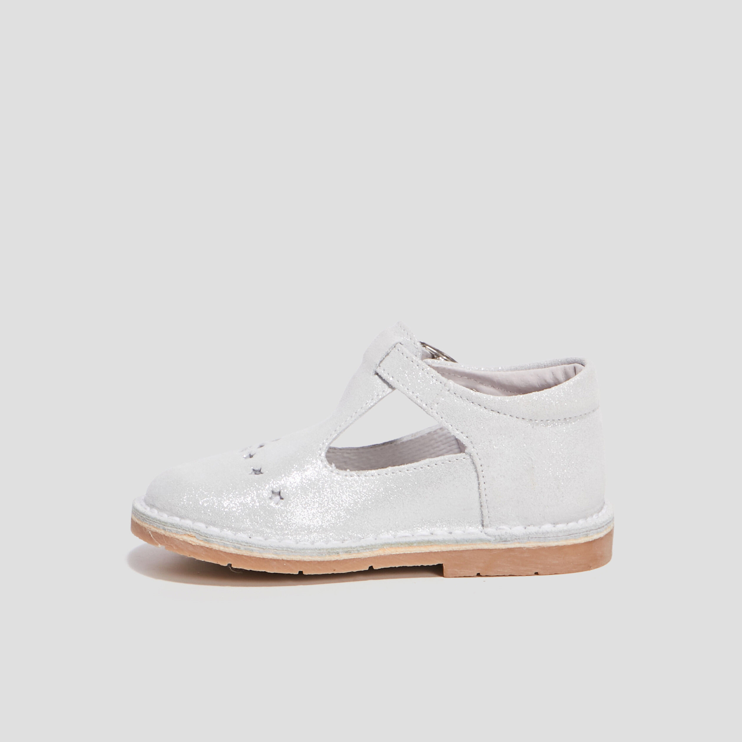 salomes en cuir sable fille Salomés en cuir sable fille