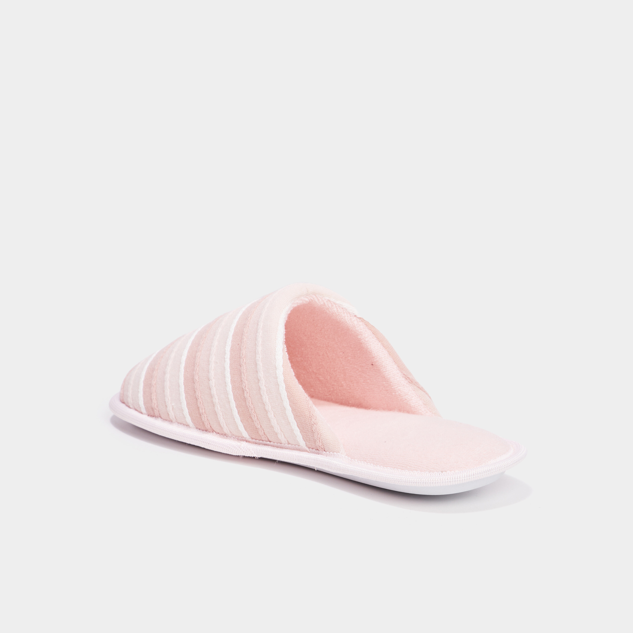 Chaussons mules rose femme