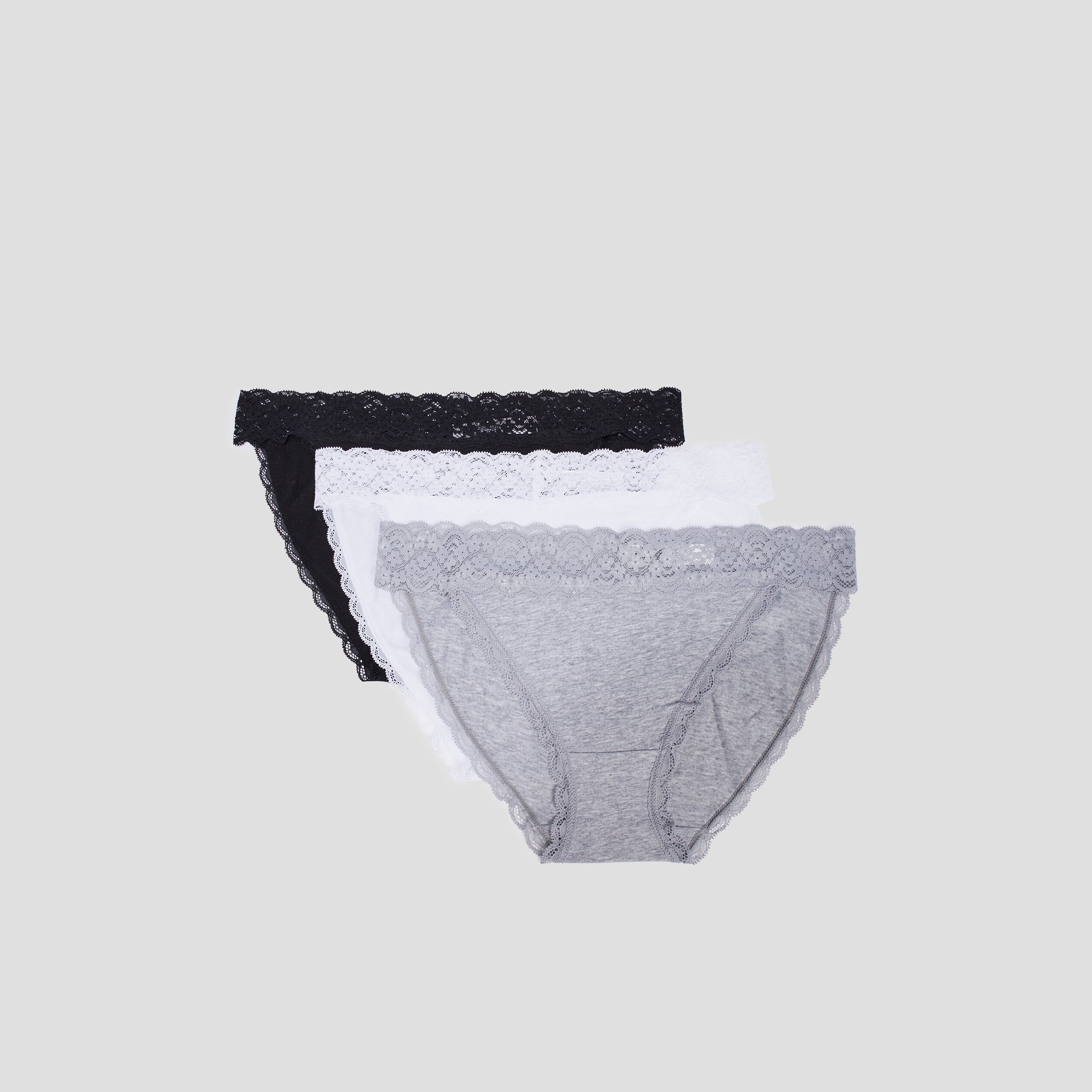 Slip coton dentelle femme deals