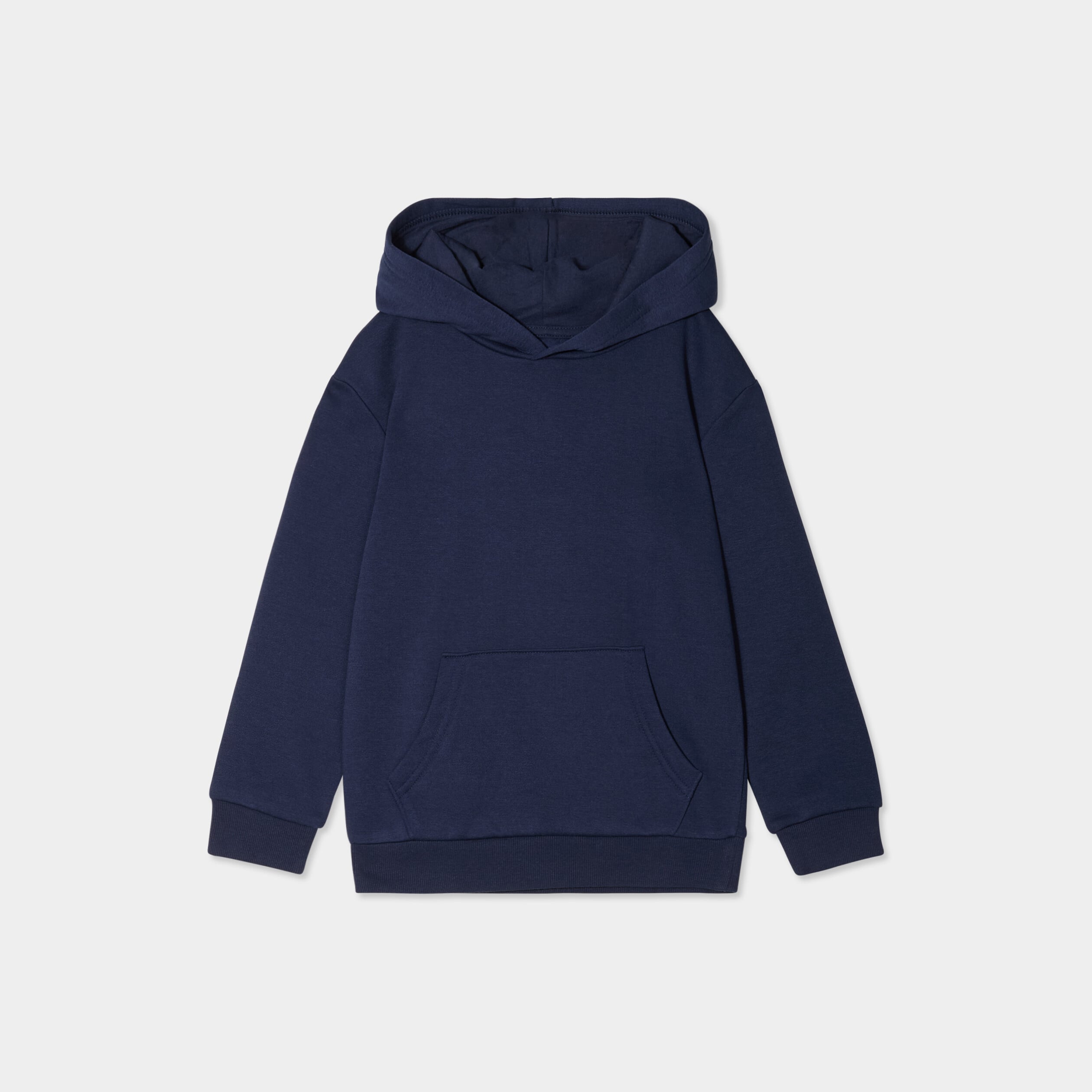 Sweat &agrave; capuche hoodie oversize bleu marine gar&ccedil;on