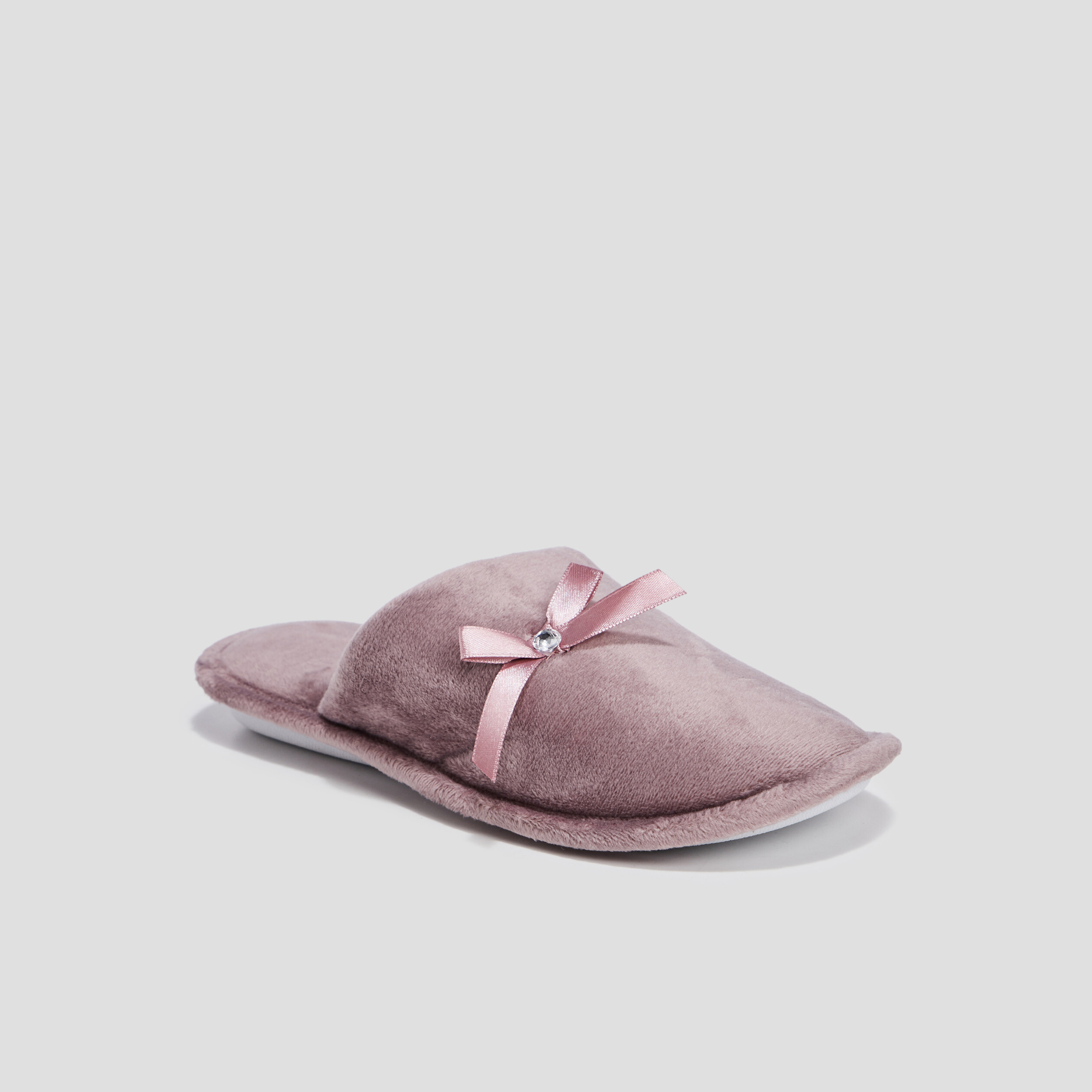 chaussons mules mauve femme Chaussons mules mauve femme