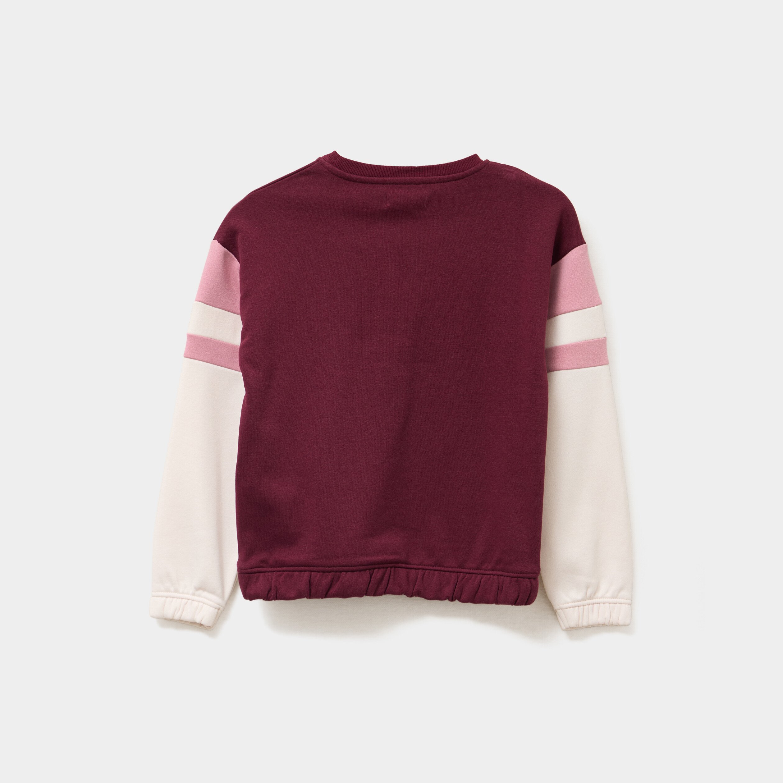 ensemble jogging sweat et pantalon coton bordeaux fille Ensemble jogging sweat et pantalon coton bordeaux fille
