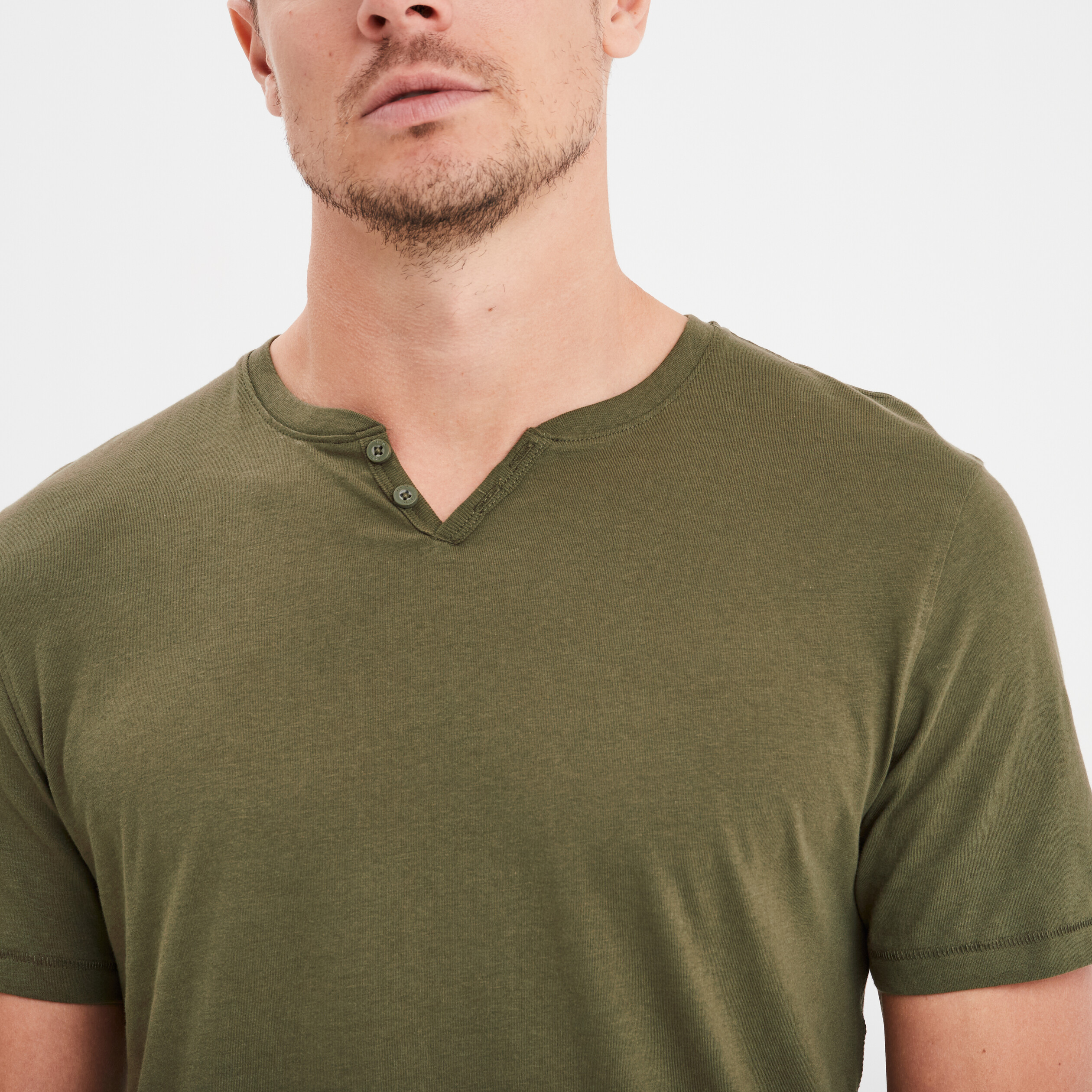 Tee shirt vert kaki homme online