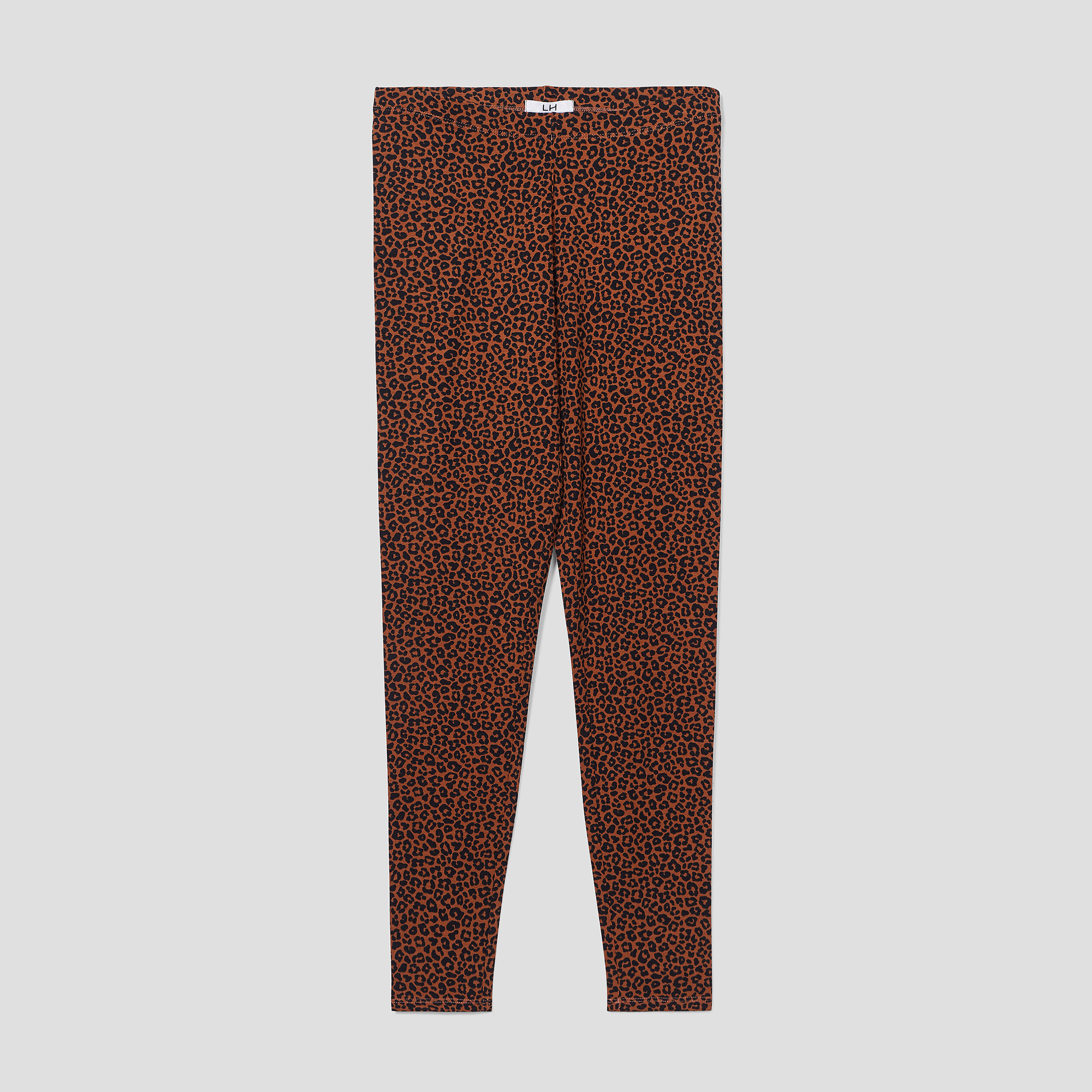 Legging taille haute marron femme