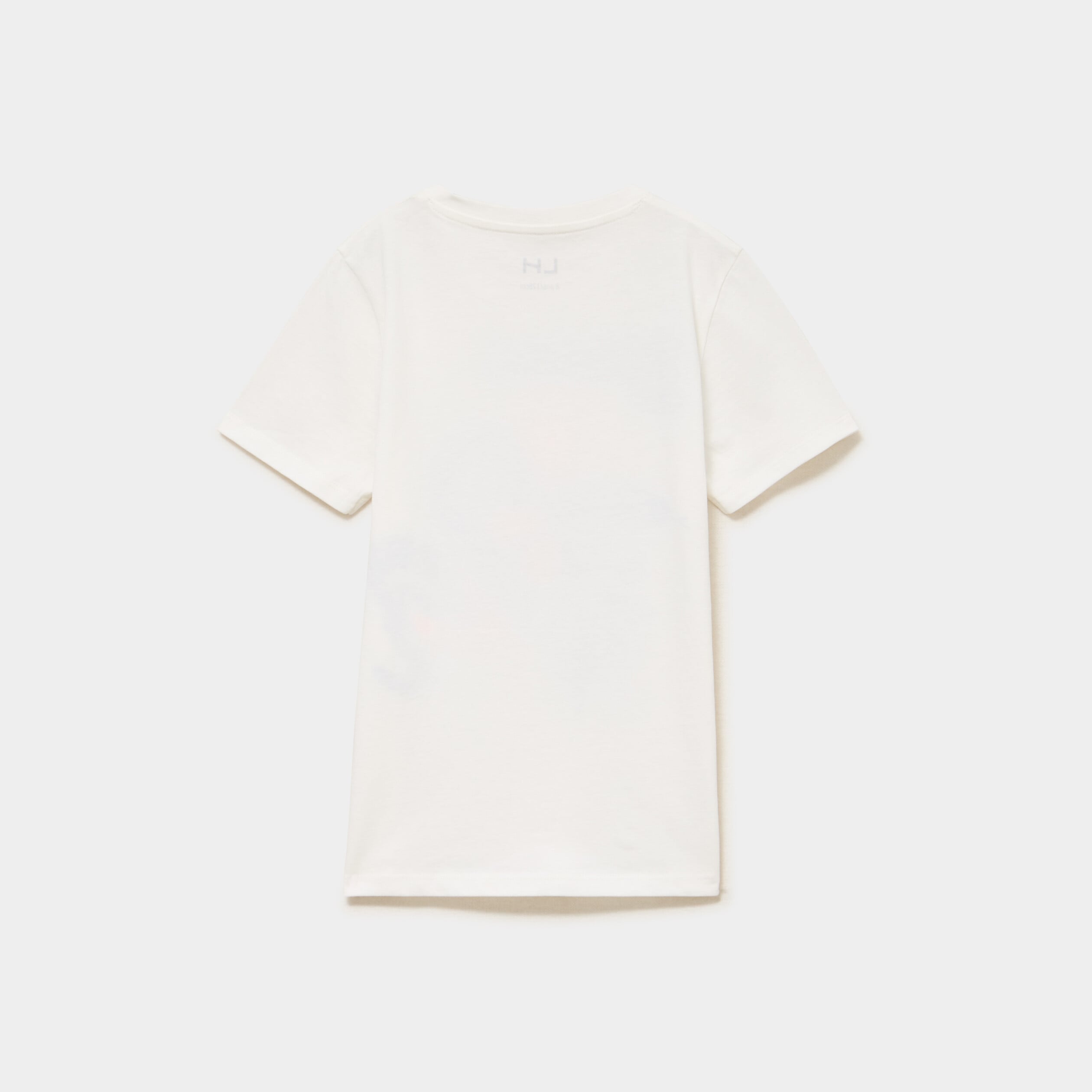 T-shirt manches courtes coton blanc gar&ccedil;on