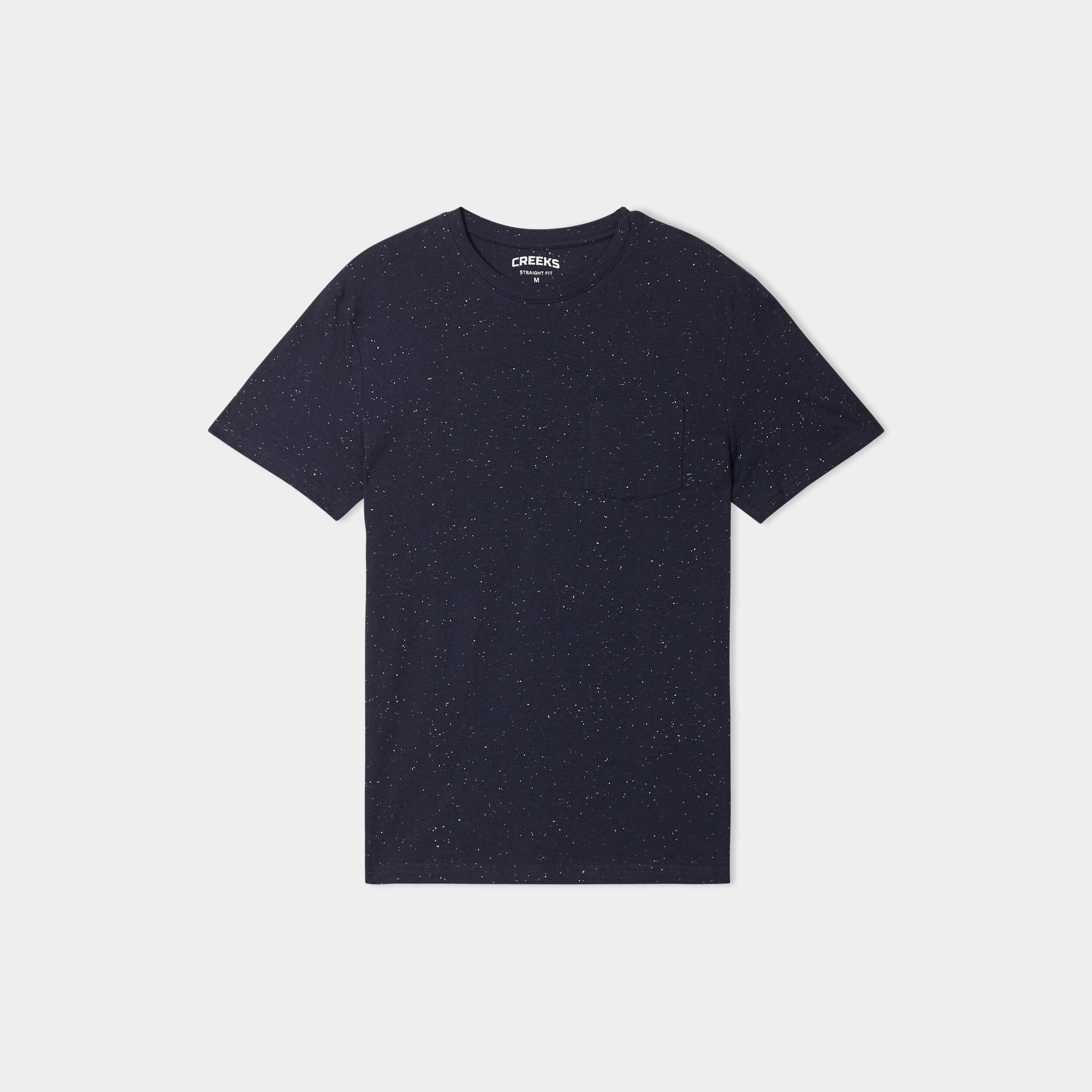 t shirt coton manches courtes creeks bleu marine homme T-shirt coton manches courtes Creeks bleu marine homme