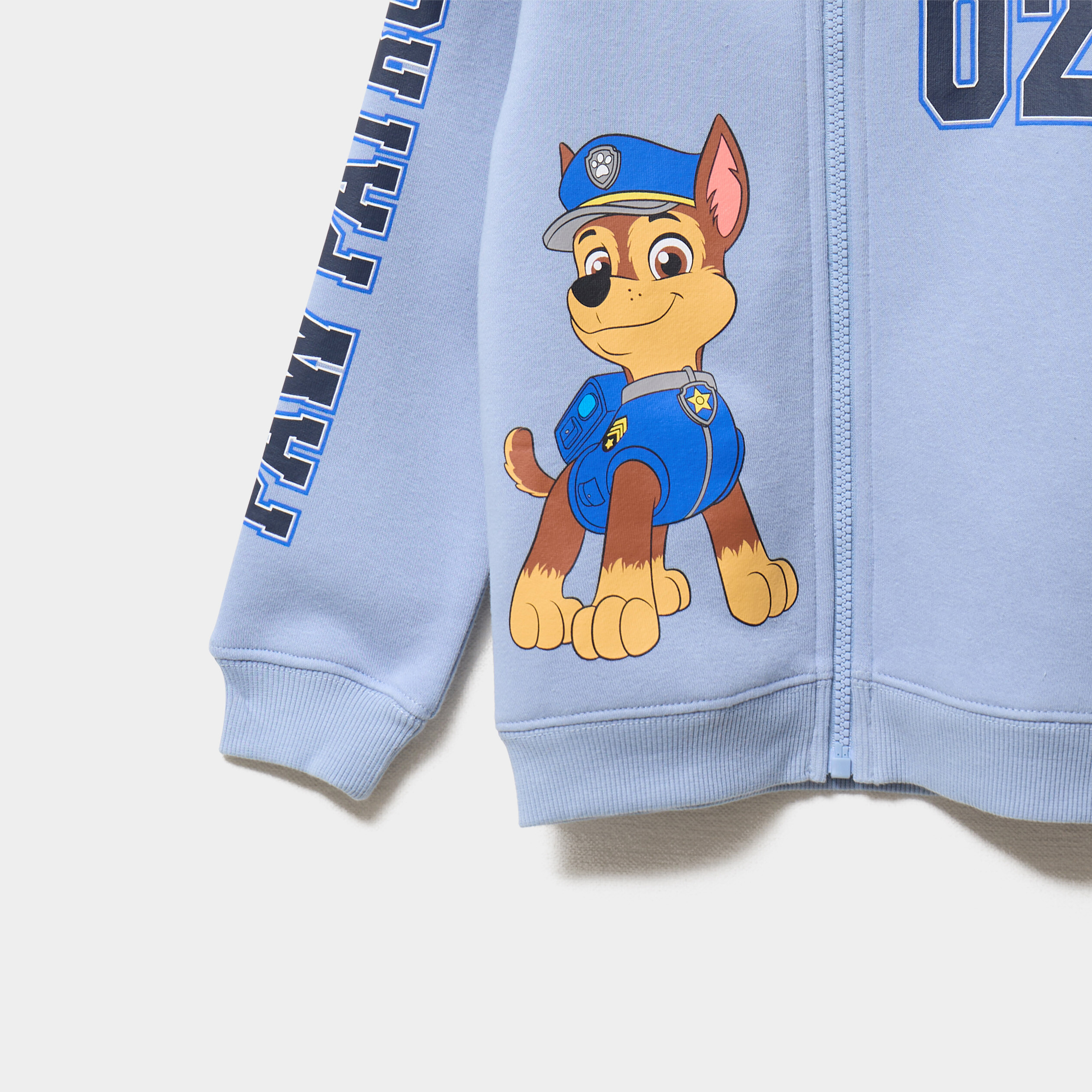 sweat zippe a capuche pat patrouille bleu ciel garcon Sweat zippé à capuche Pat Patrouille bleu ciel garçon