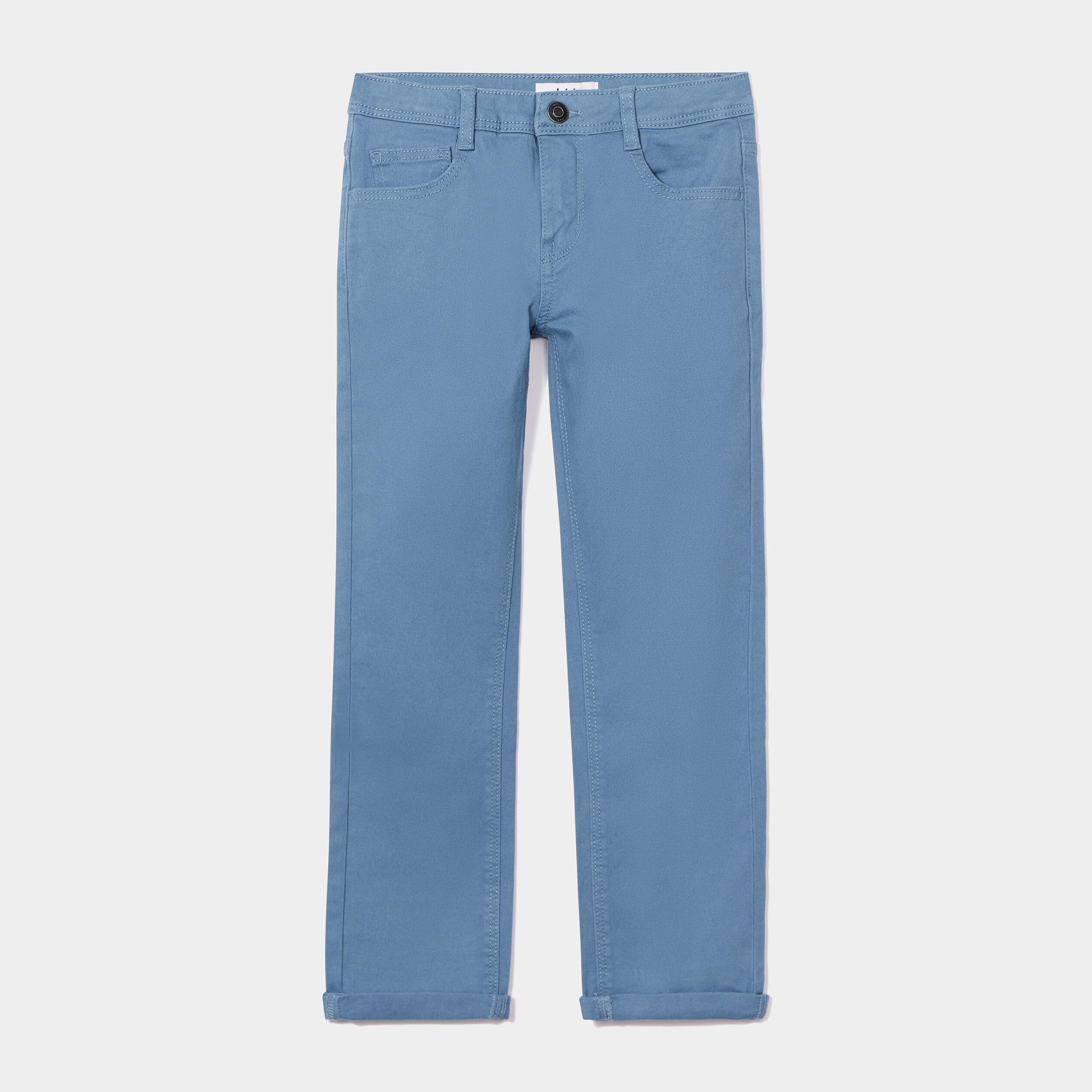 pantalon regular avec poches bleu gris garcon Pantalon regular avec poches bleu gris garçon