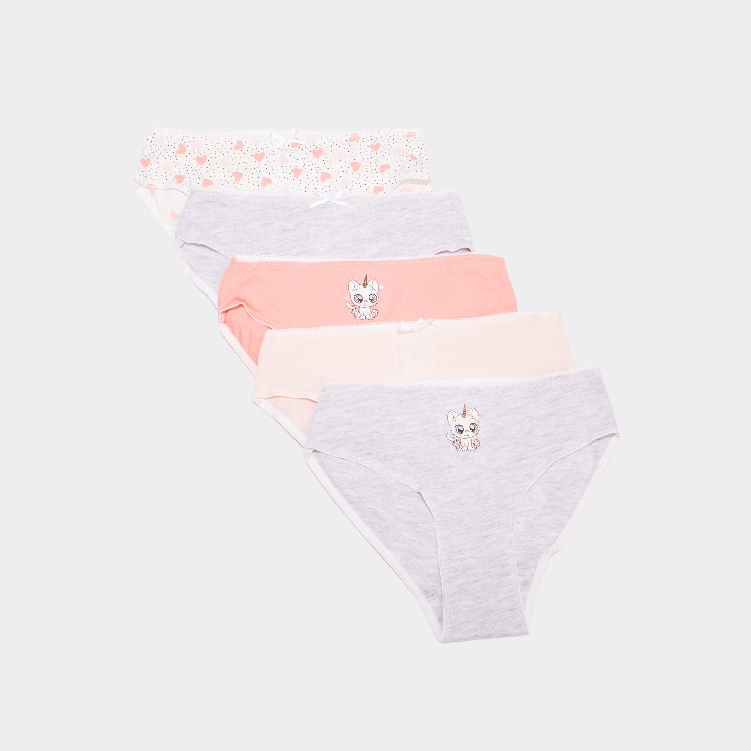 lot 5 culottes coton orange clair fille Lot 5 culottes coton orange clair fille