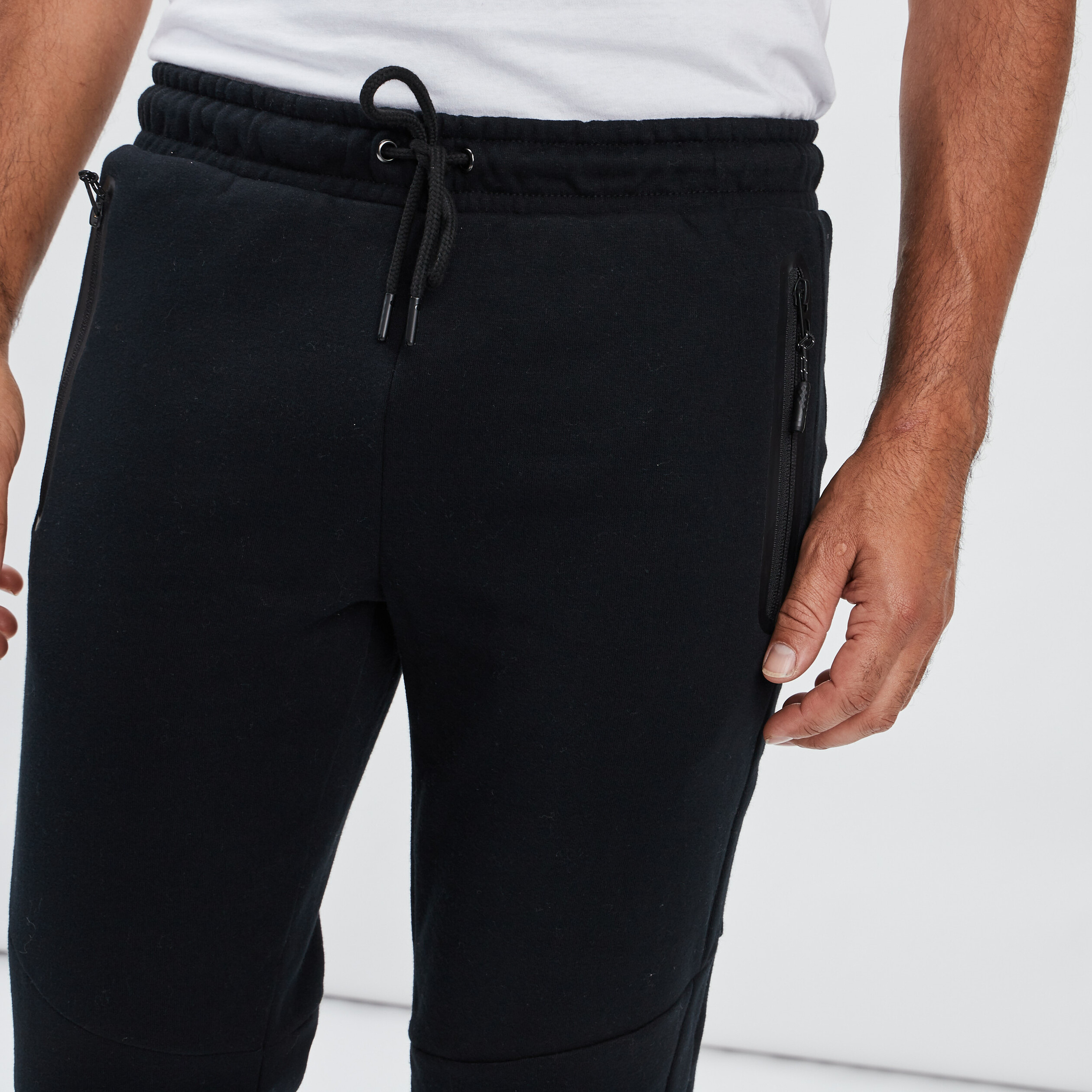 pantalon jogging droit noir homme Pantalon jogging droit noir homme