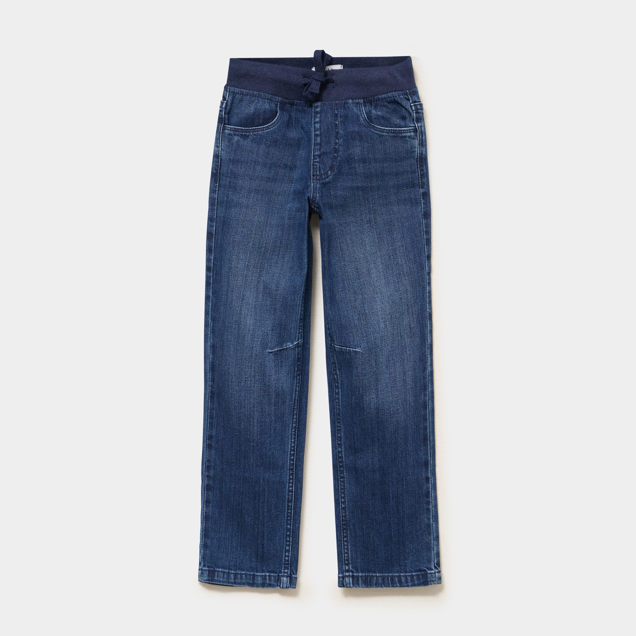 Jeans regular taille &eacute;lastiqu&eacute;e denim stone gar&ccedil;on