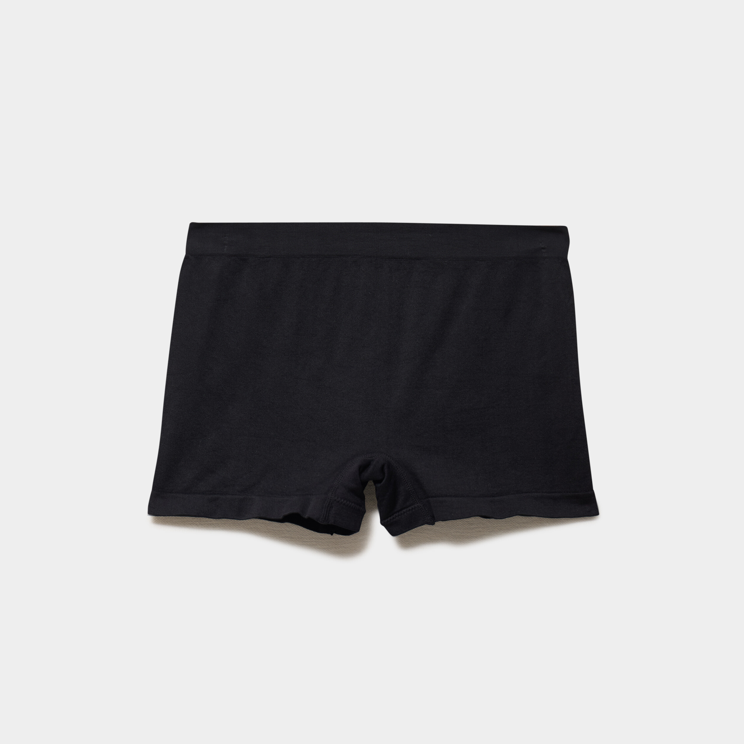 Shorty sans couture taille &eacute;lastiqu&eacute;e noir femme