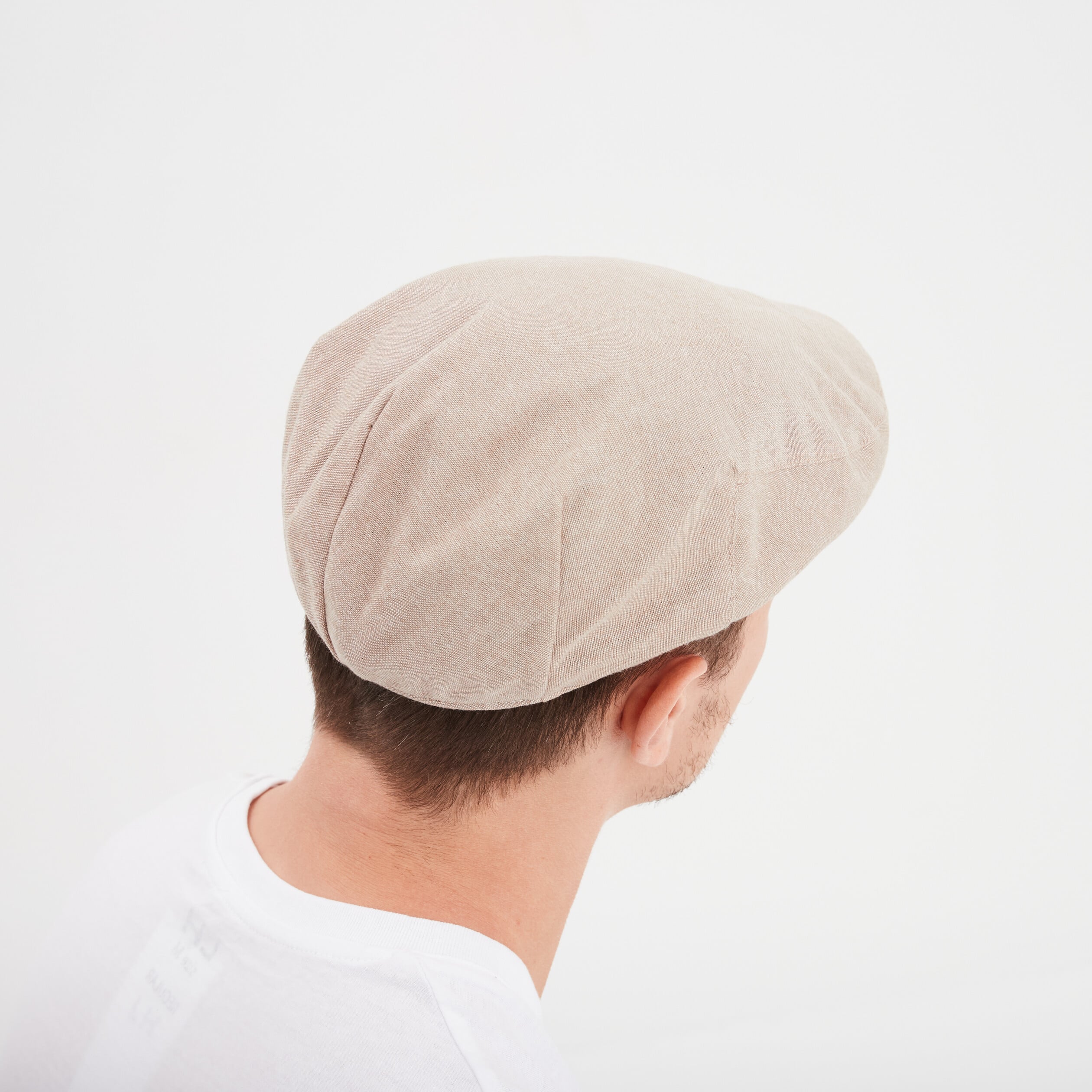 Casquette anglaise sable homme