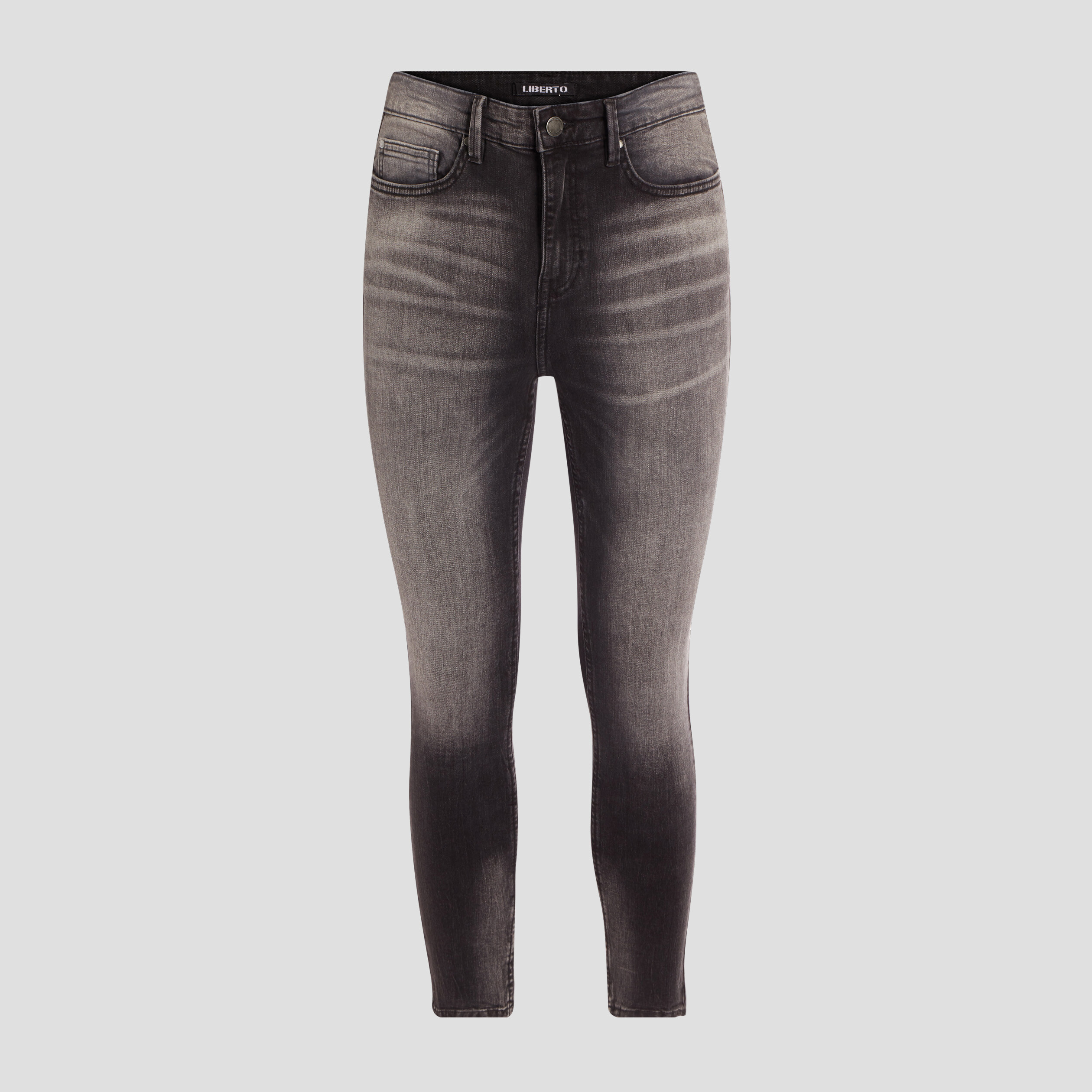 Jeans skinny denim gris homme La Halle