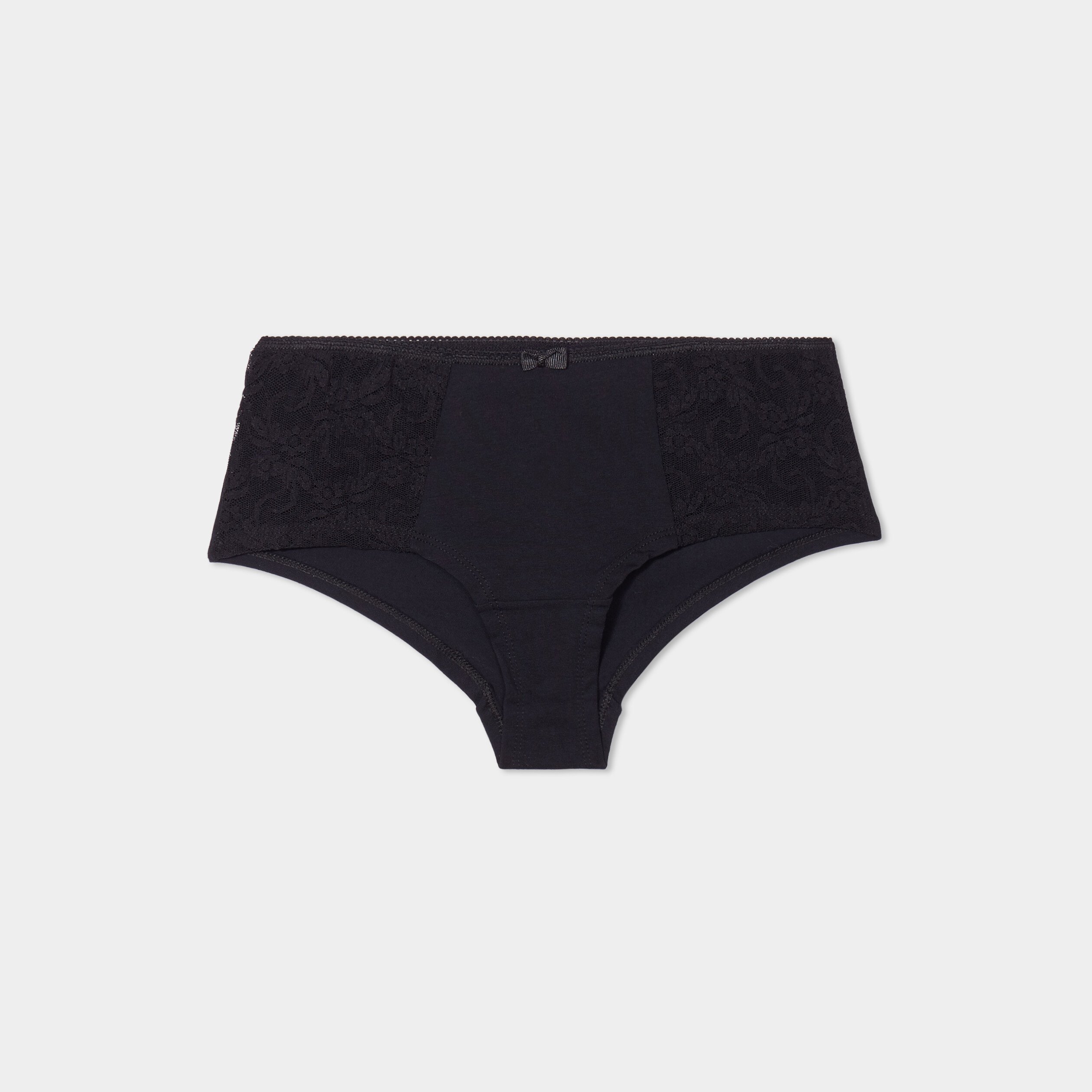 Slip femme coton noir outlet