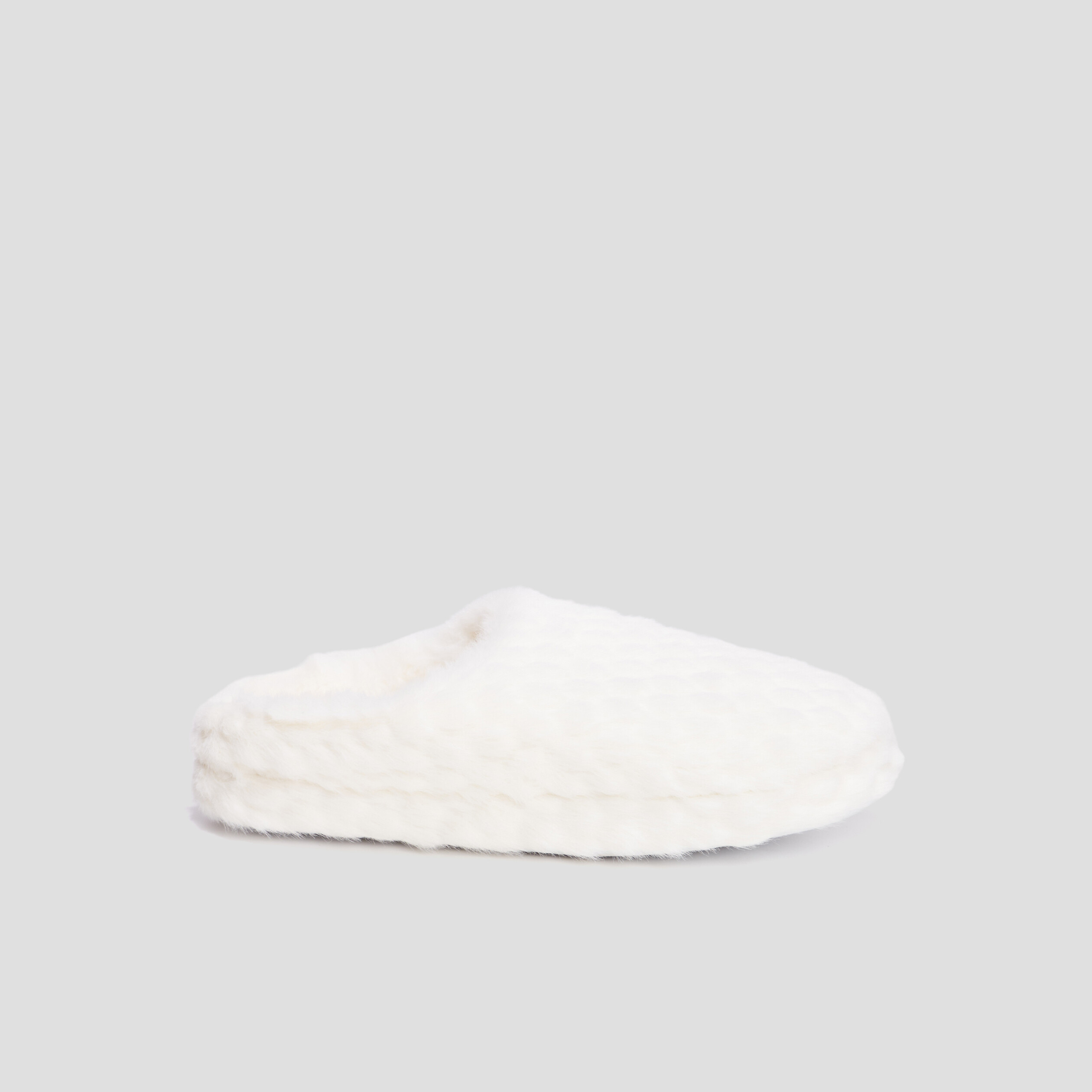 chaussons mules doux blanc femme Chaussons mules doux blanc femme