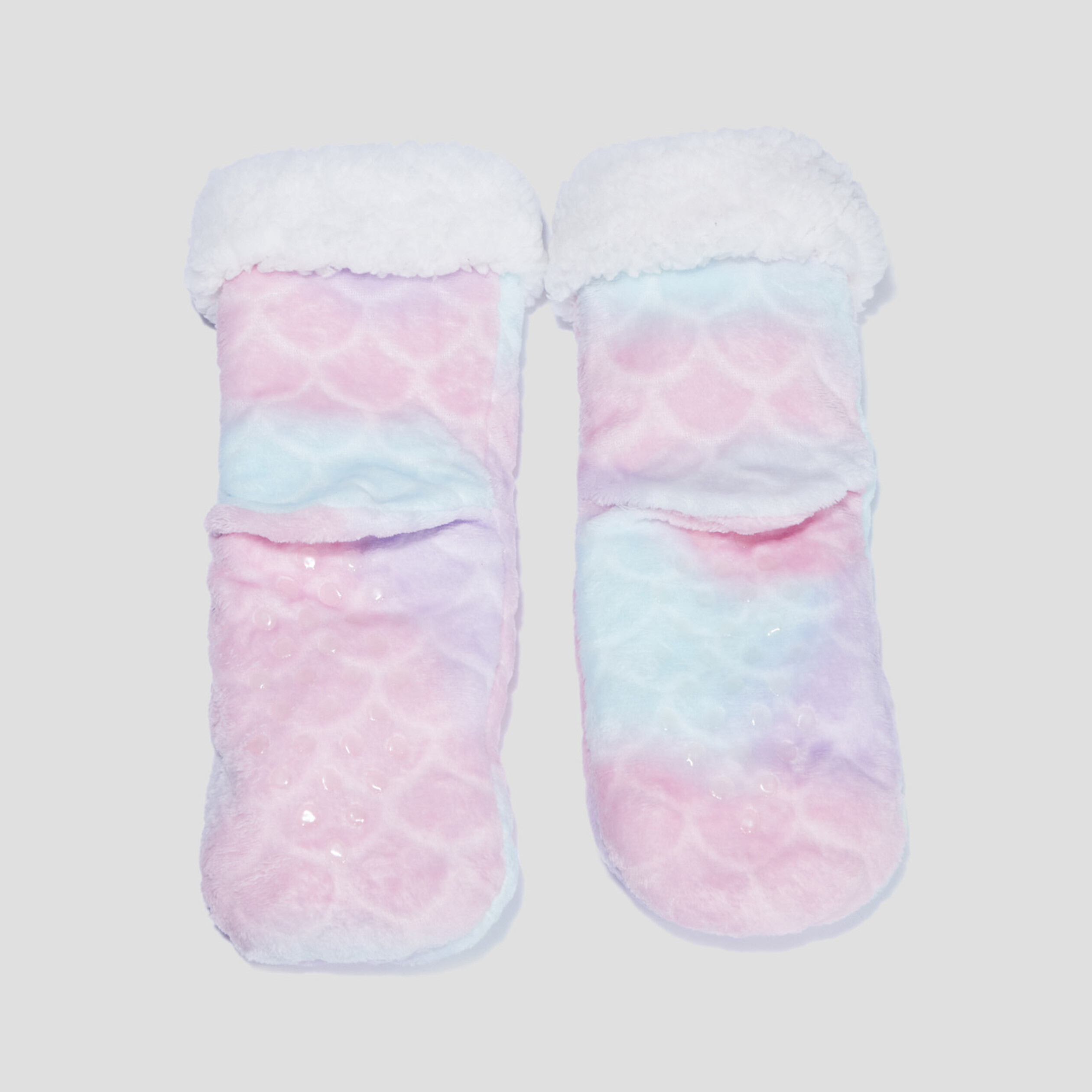 Chaussettes d'intérieur rose fille