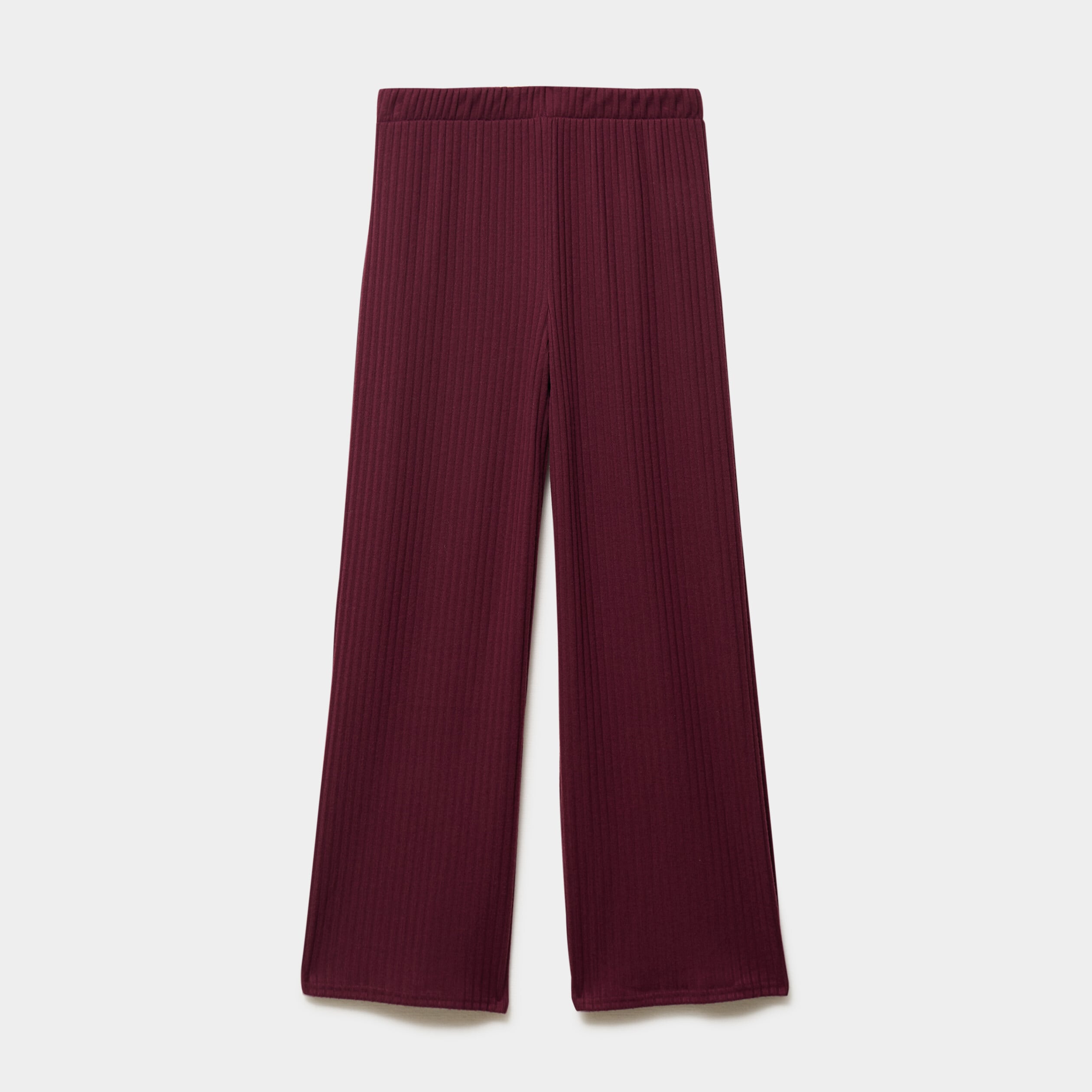 Bas de pyjama large c&ocirc;tel&eacute; long prune femme