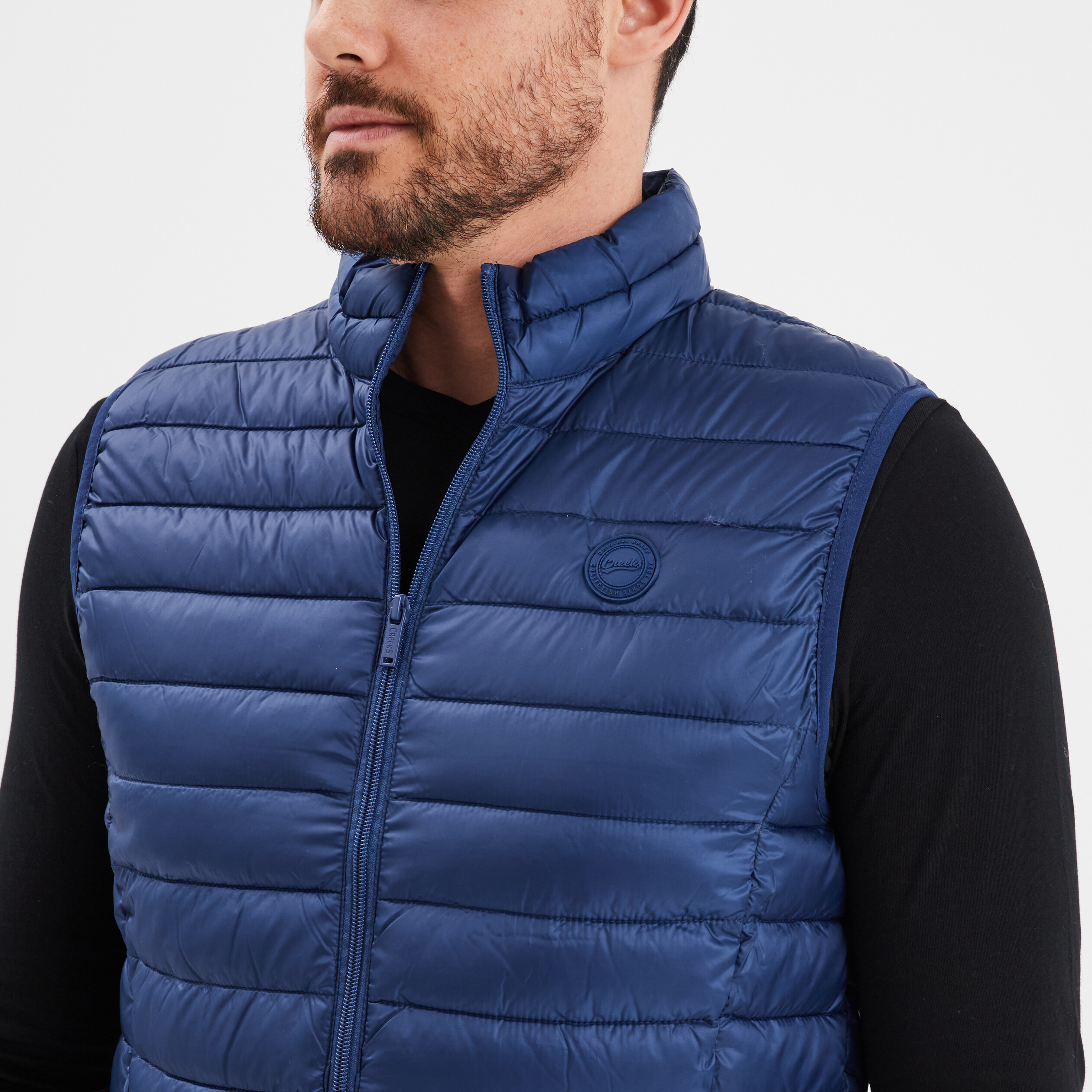 Gilet Matelassé Sans Manches Homme FEOYA - Col Montant, Légère, Pour Automne Et Hiver