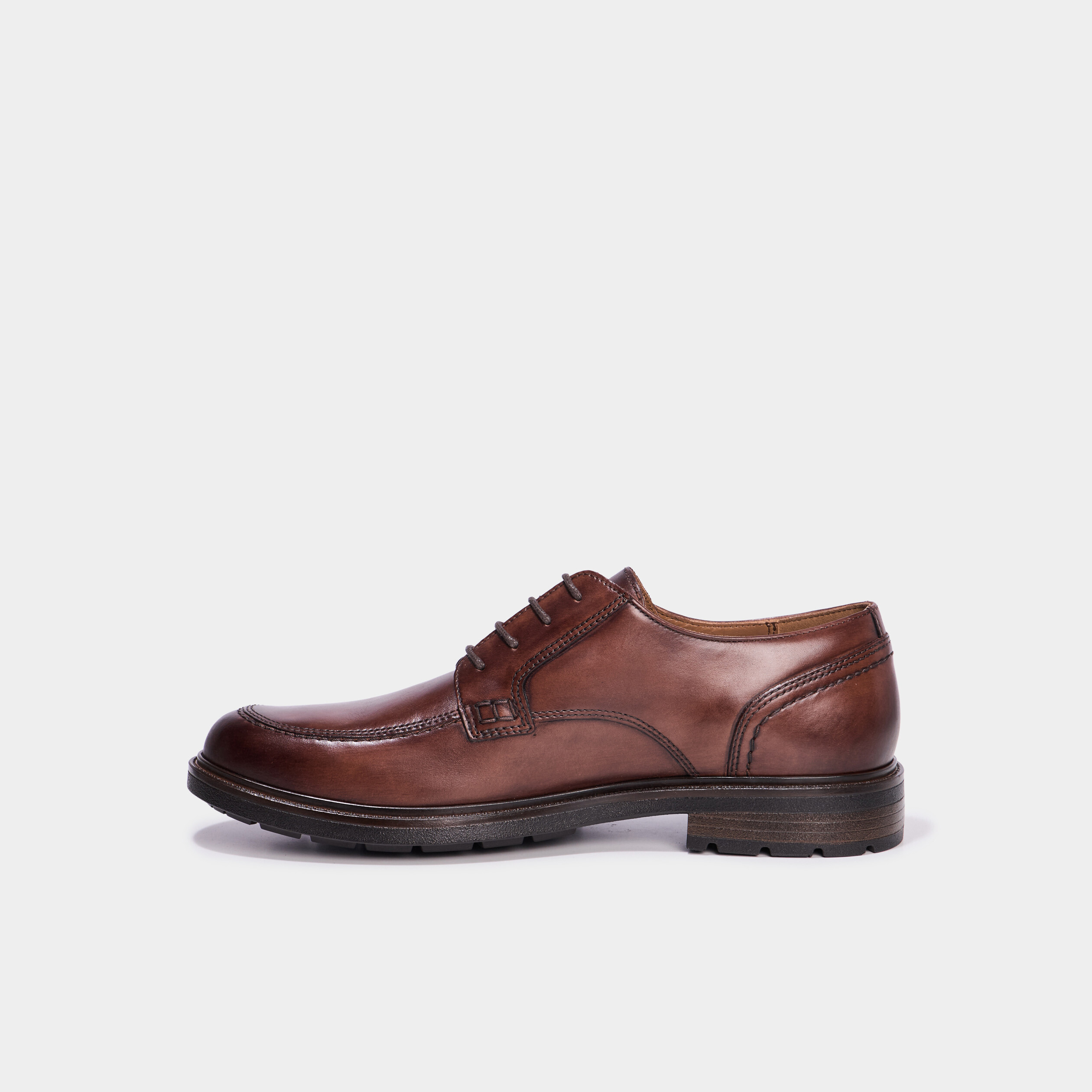 derbies en cuir marron homme Derbies en cuir marron homme