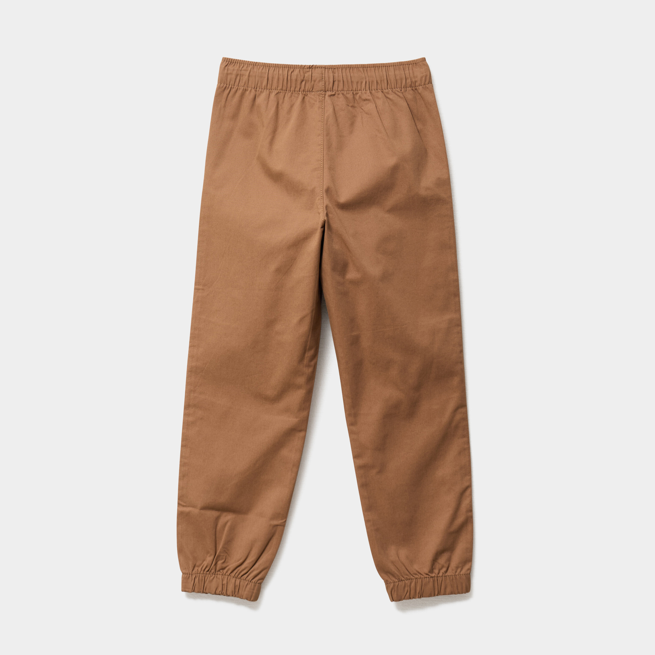 pantalon battle taille elastiquee coton marron garcon Pantalon battle taille élastiquée coton marron garçon