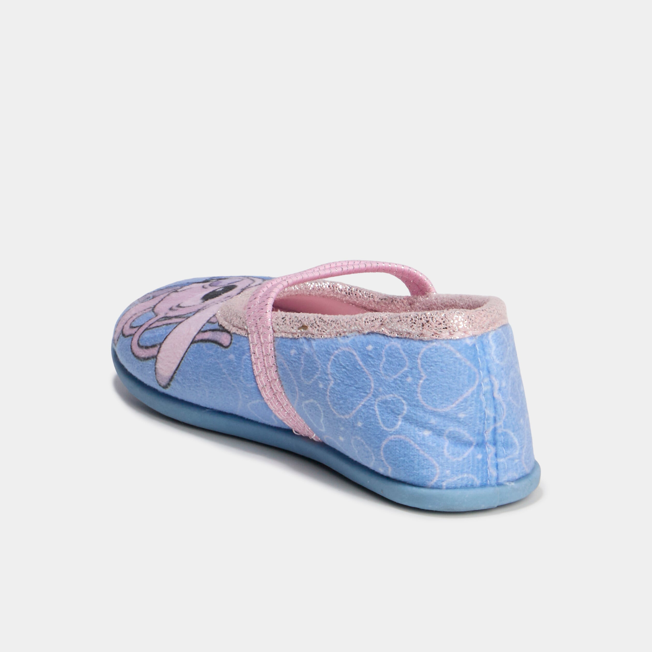 Chaussons ballerines Stitch bleu fille