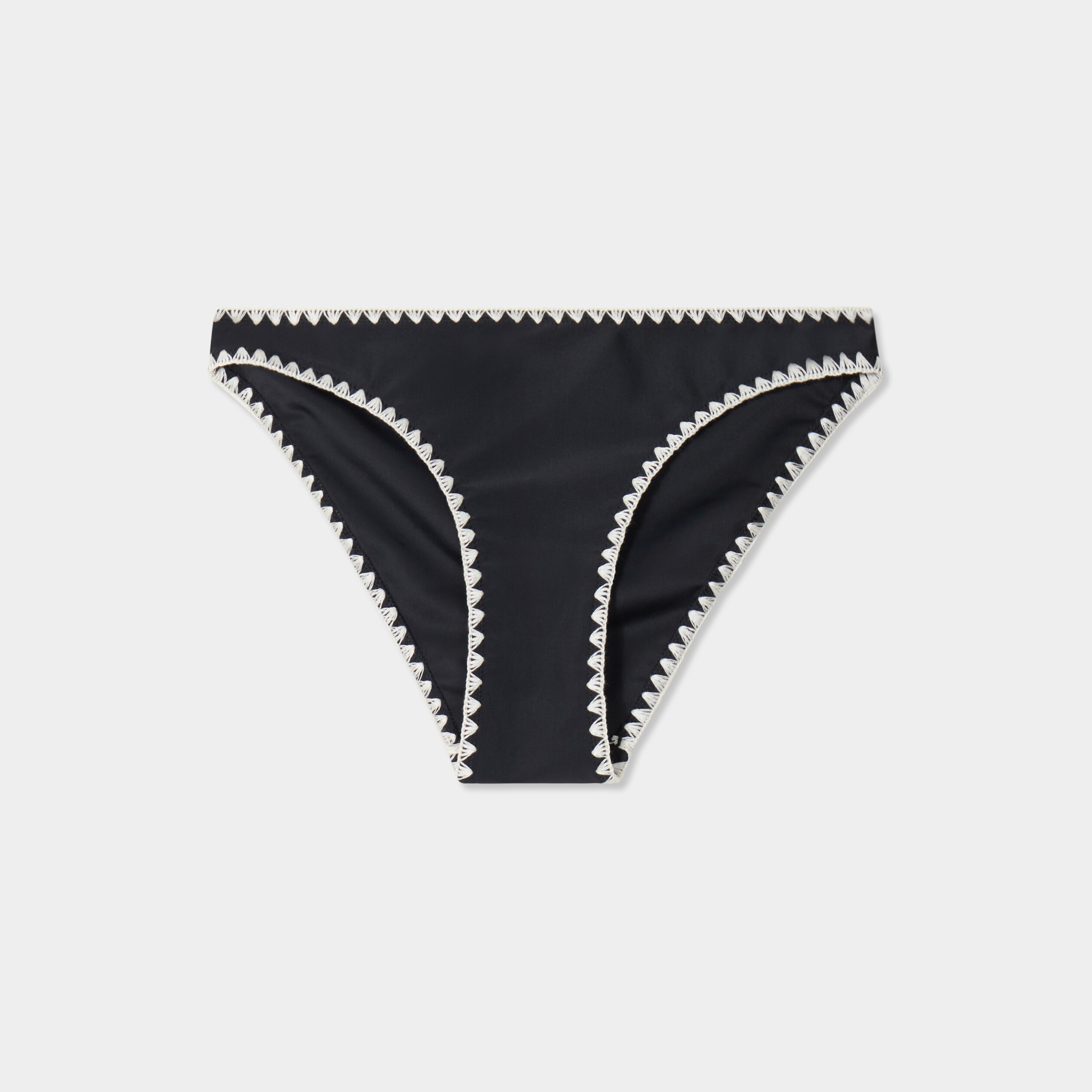 Bas de maillot de bain noir femme