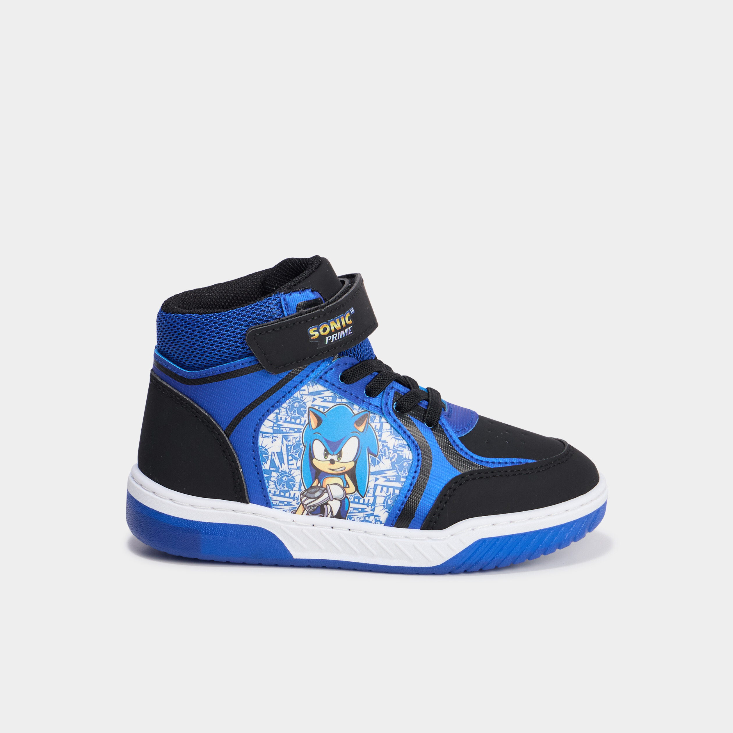 baskets montantes lumineuses sonic bleu garcon Baskets montantes lumineuses Sonic bleu garçon