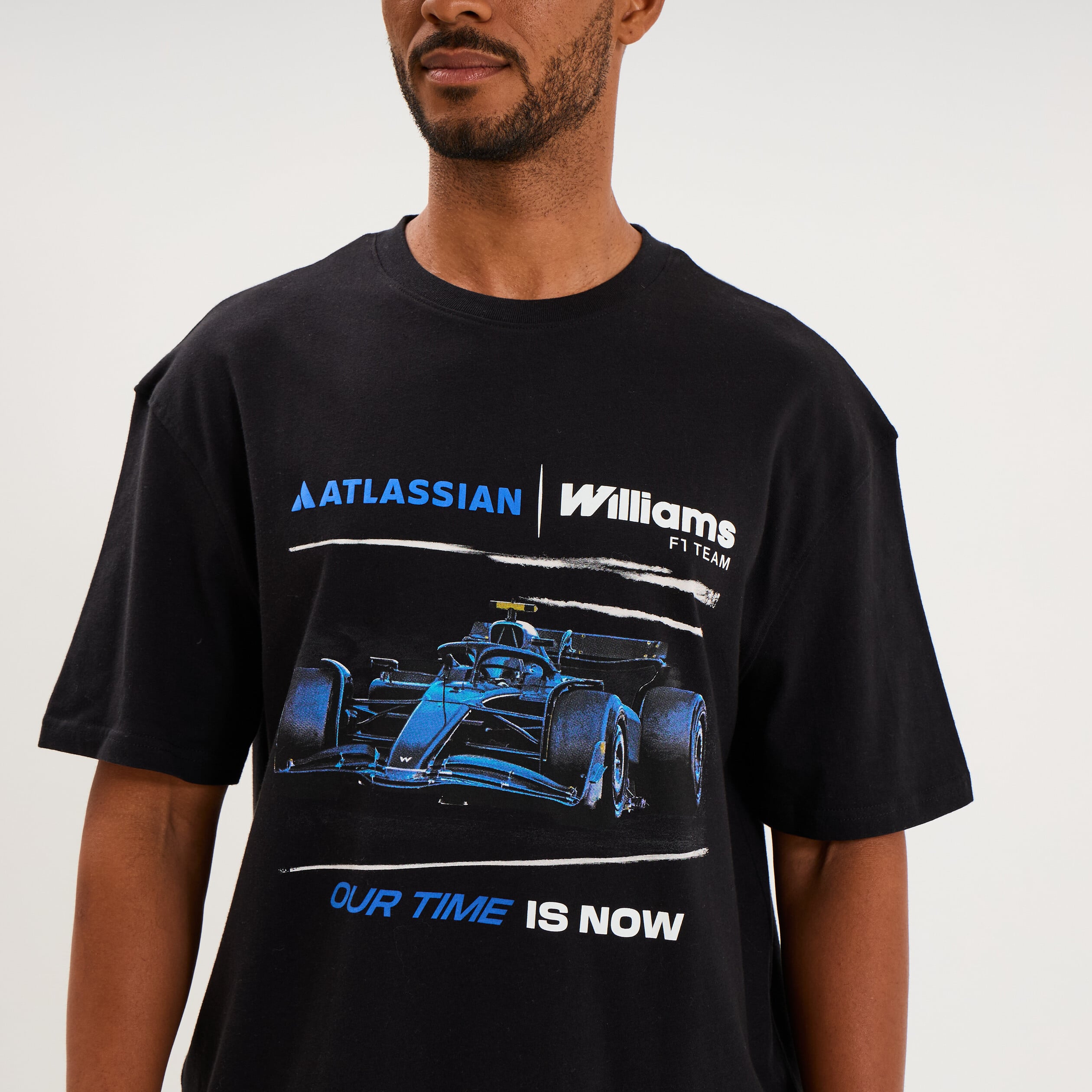 T-shirt &agrave; manches courtes Williams F1 noir homme