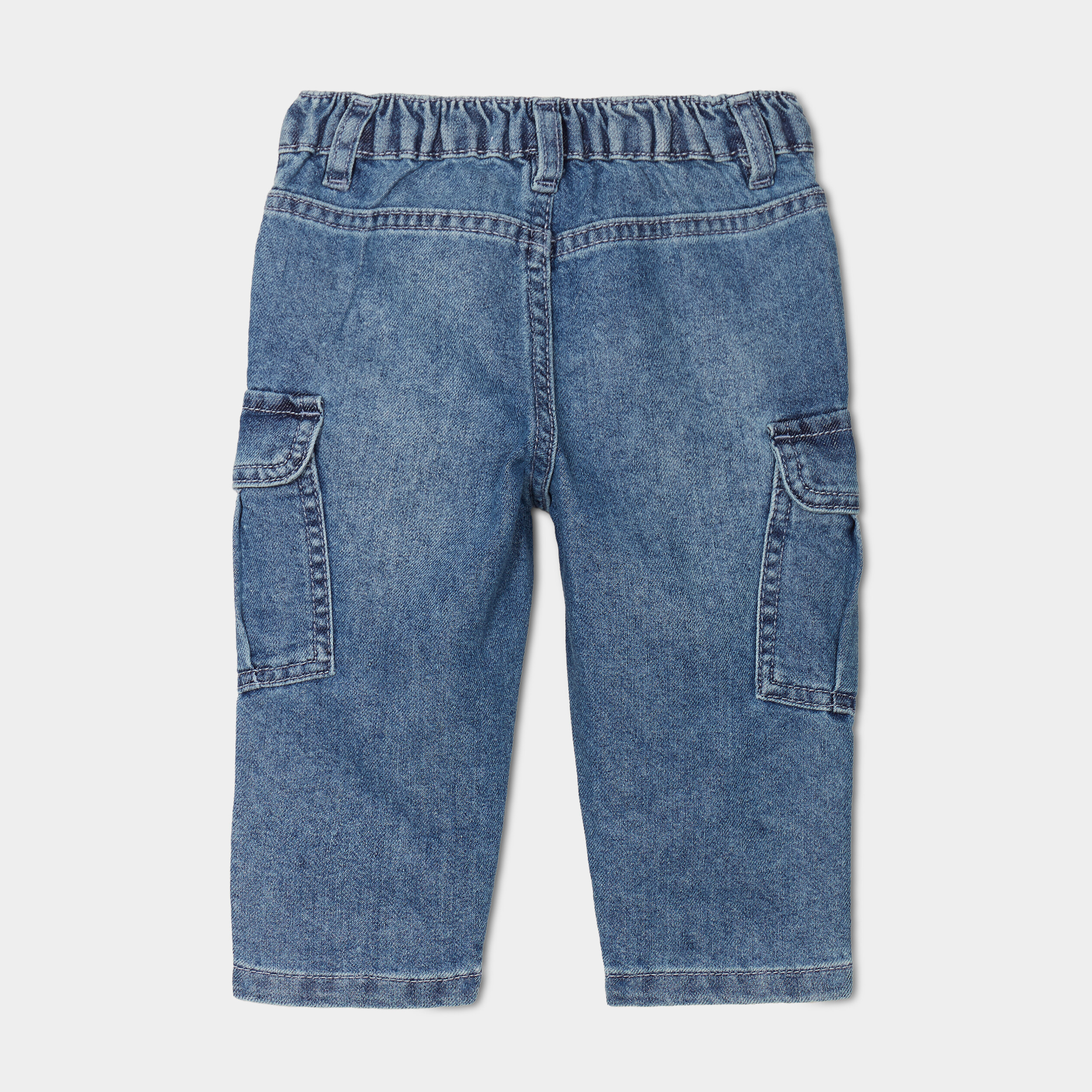 jeans poches a rabat creeks denim stone bebeg Jeans poches à rabat Creeks denim stone bébé garçon