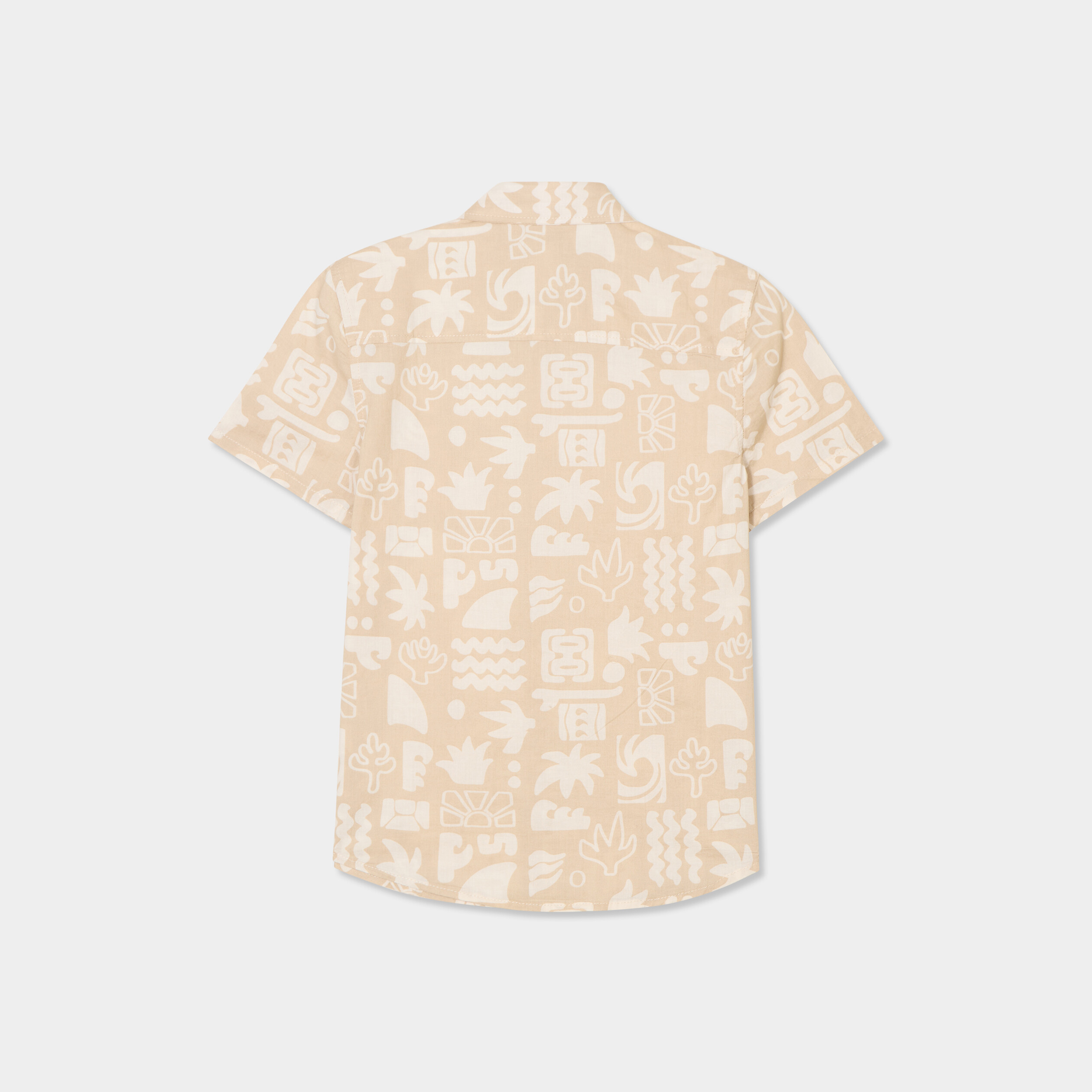 chemise manches courtes sable garcon Chemise manches courtes sable garçon