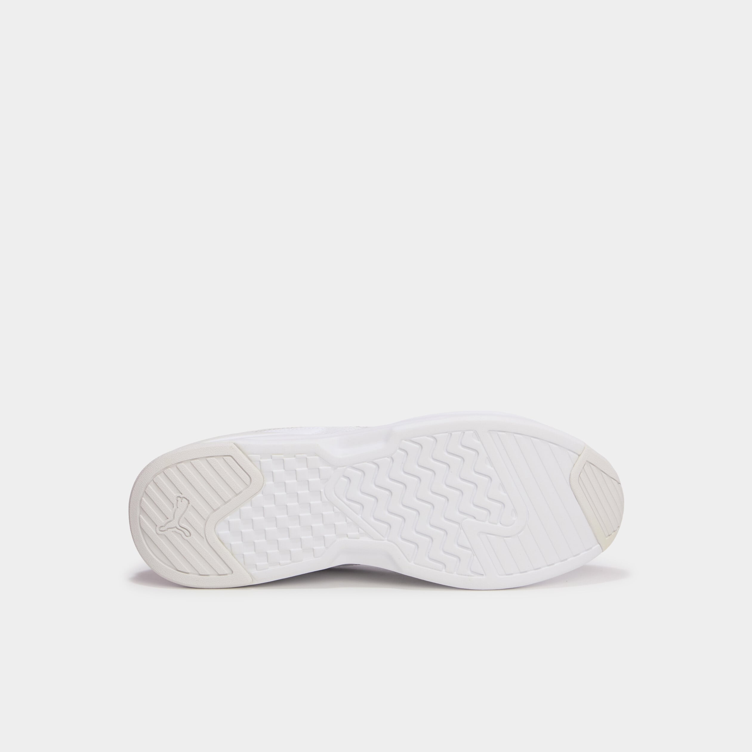 Baskets running &agrave; lacets Puma blanc homme