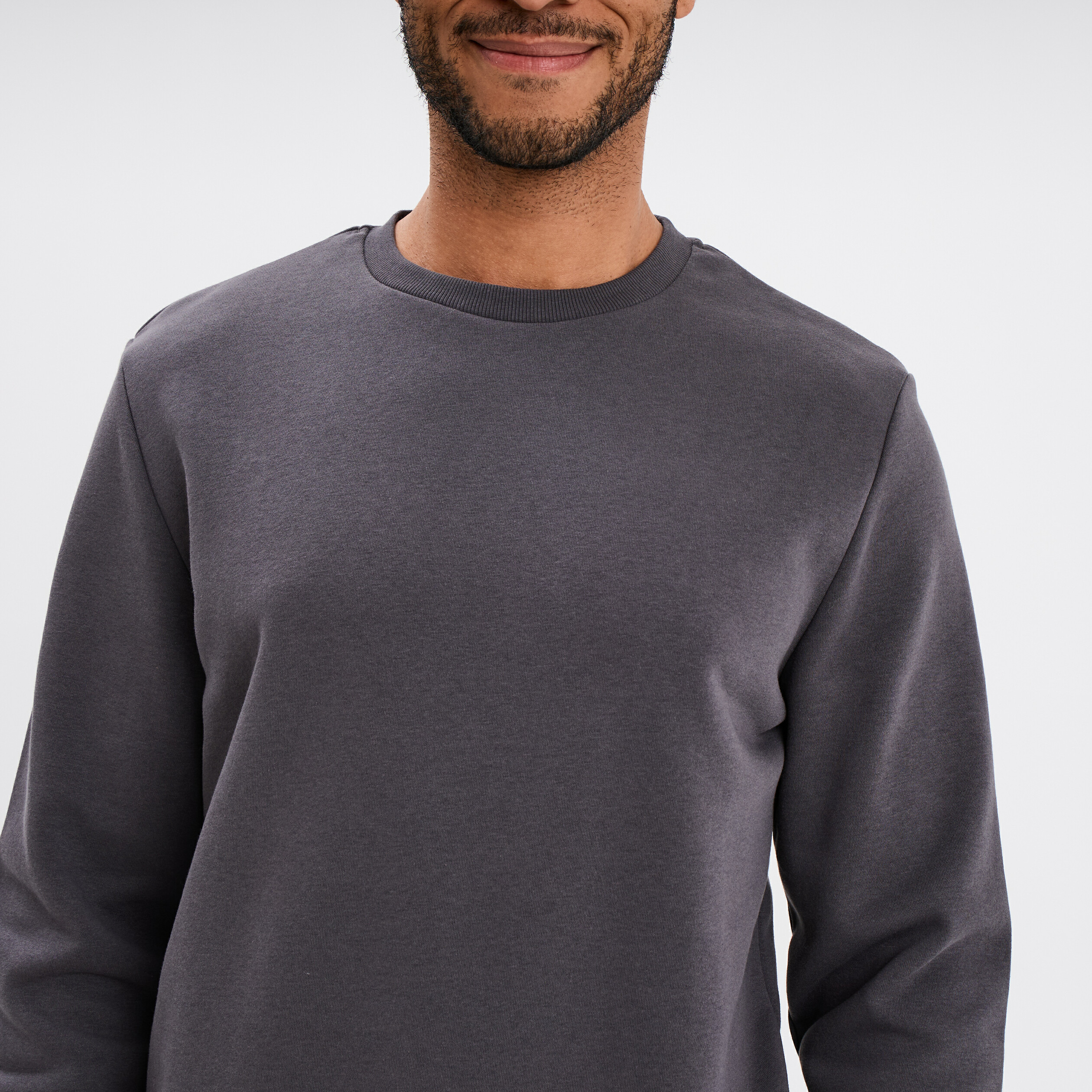 RED BRIDGE Sweat Pour Homme Avec Col Rond Black And White