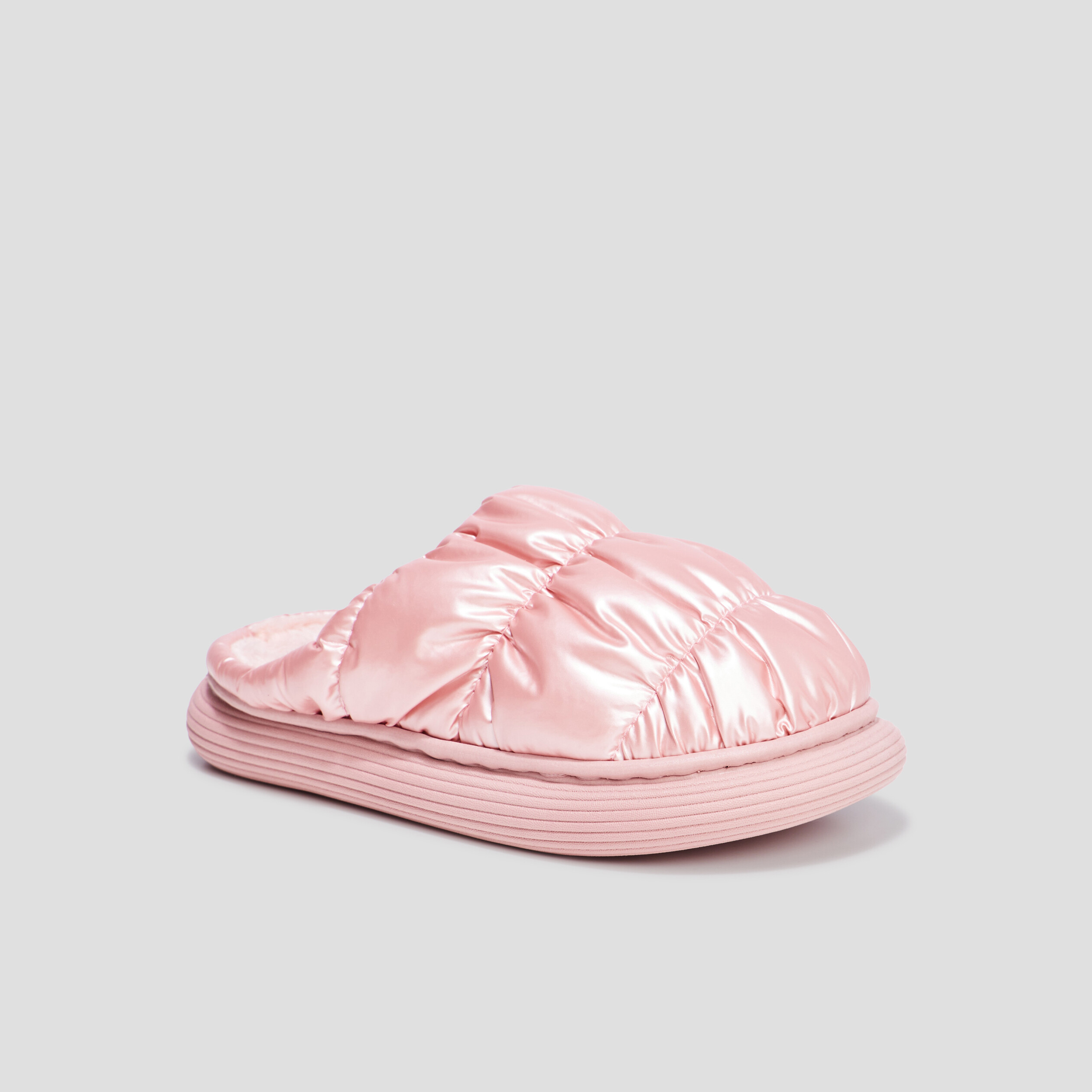 Chaussons mules matelassés Liberto rose fille