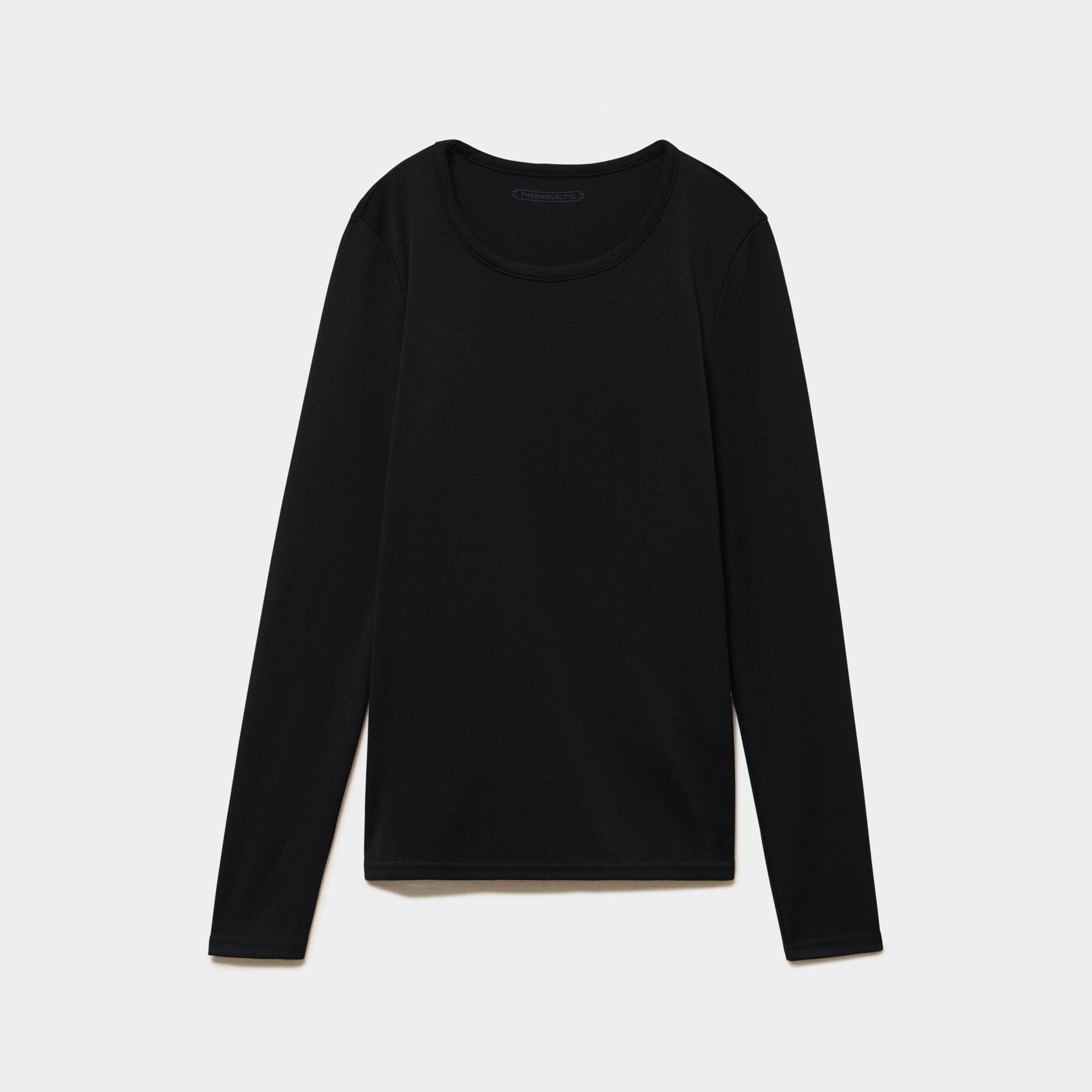 T-shirt thermique Damart x Trappeur noir femme