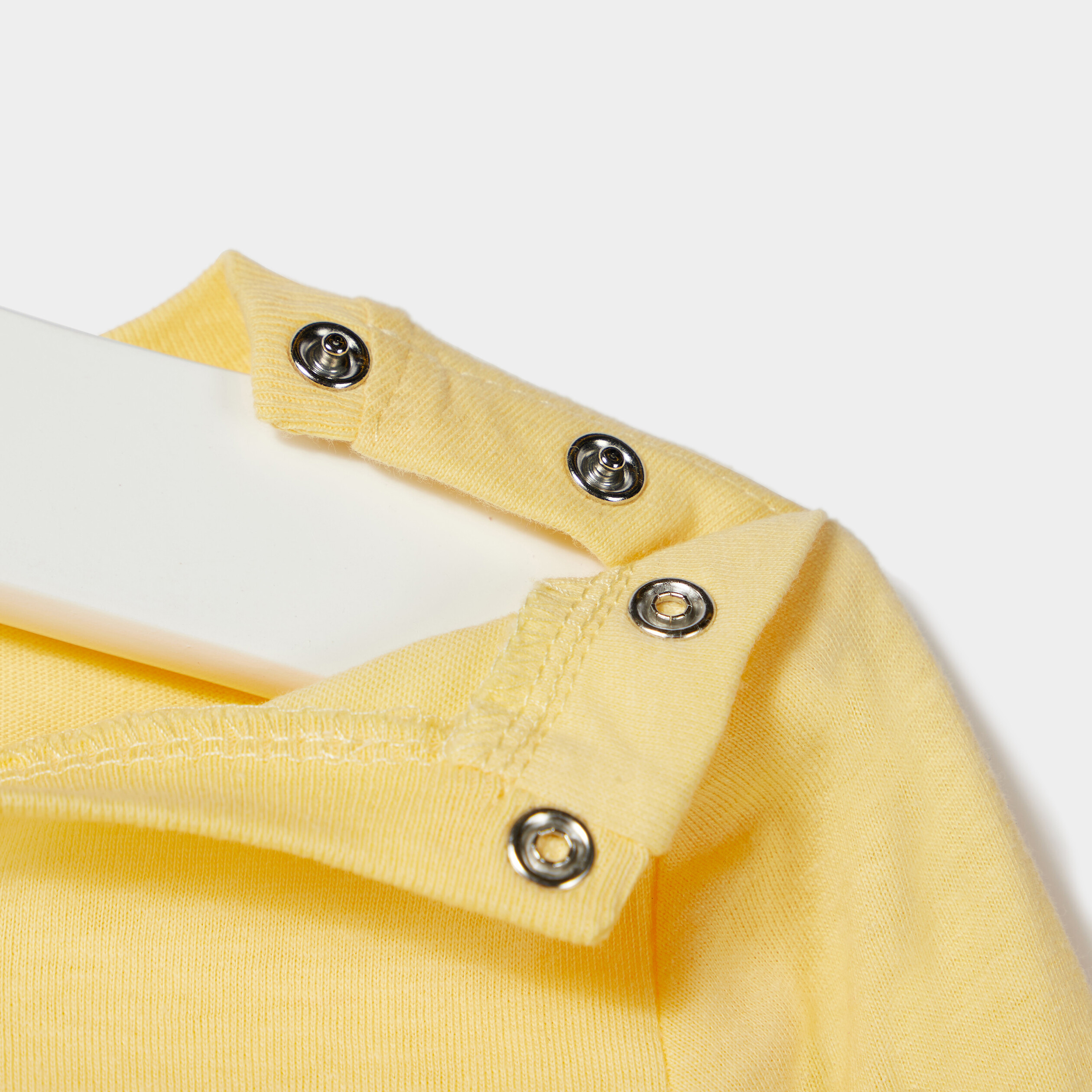T-shirt manches longues jaune pastel bébé garçon