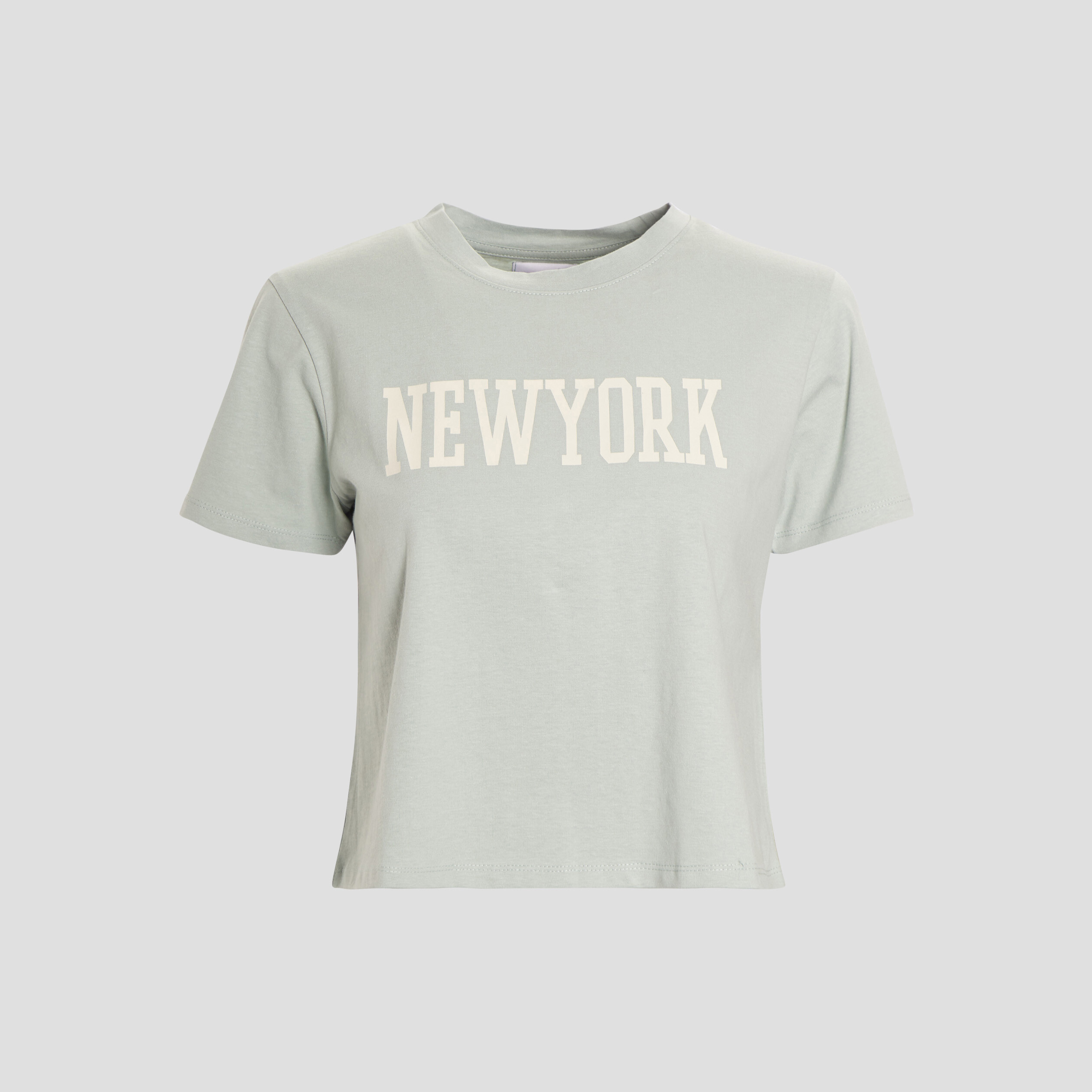 T-shirt manches courtes vert femme