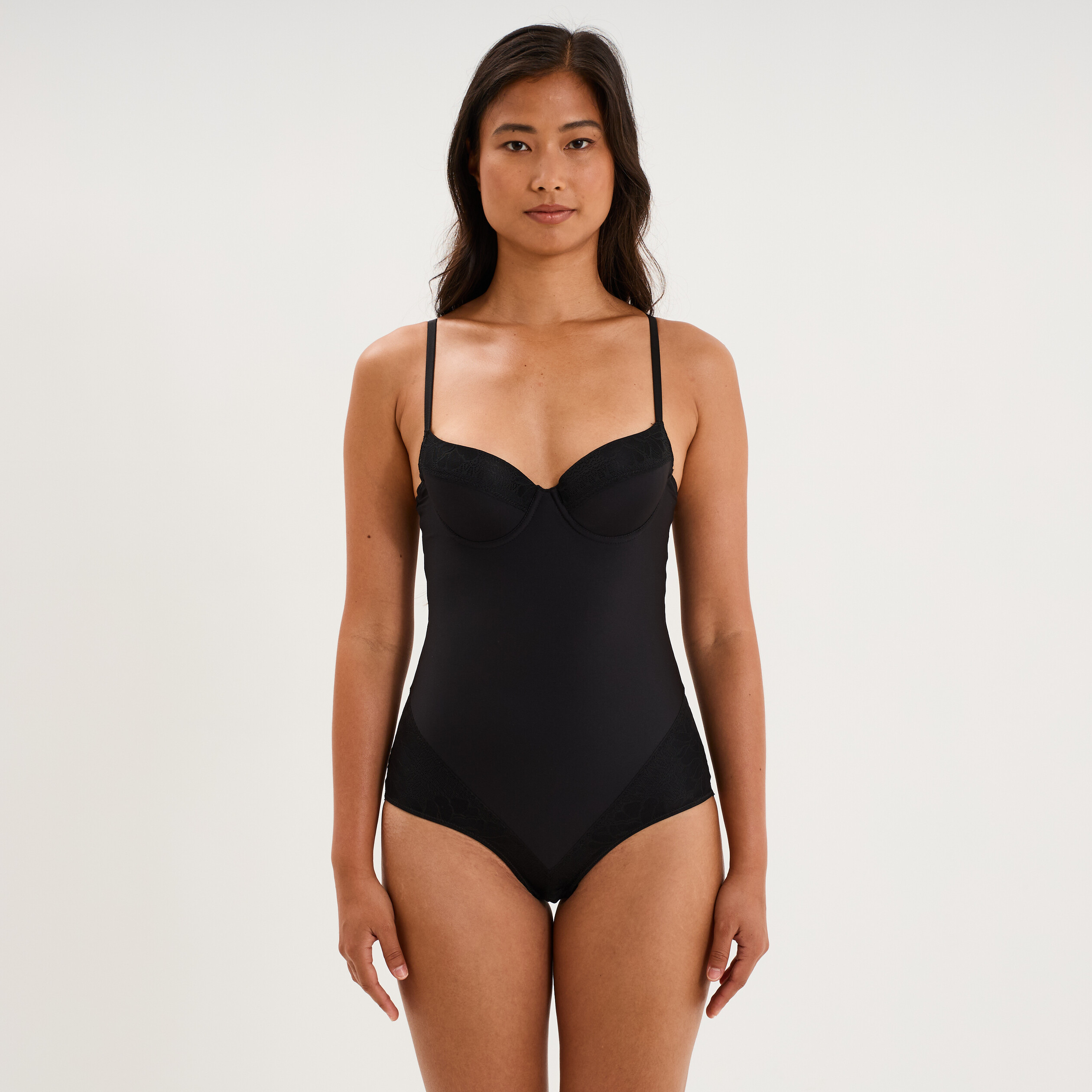 Body gainant noir femme
