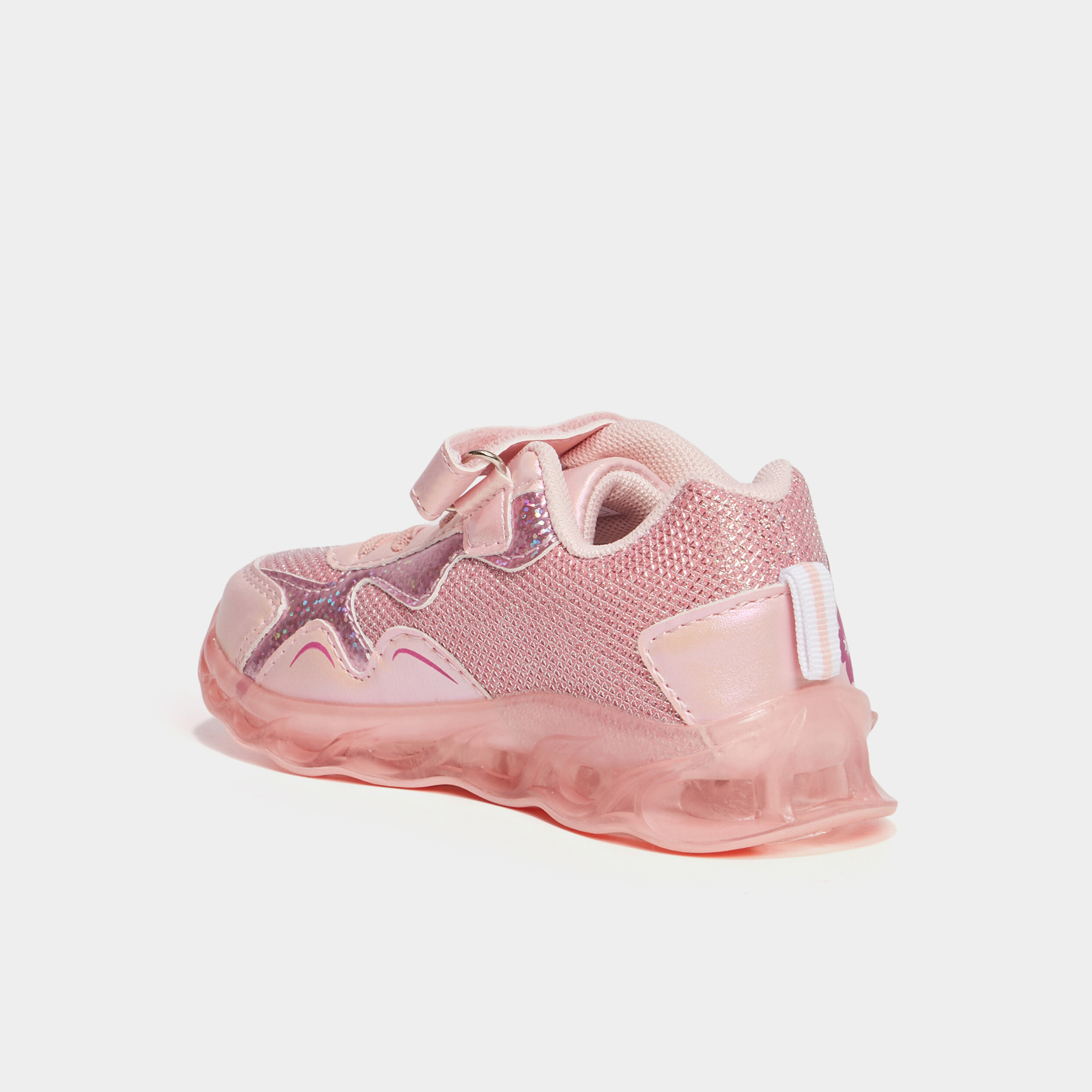 Baskets running lumineuses Stitch rose fille La Halle
