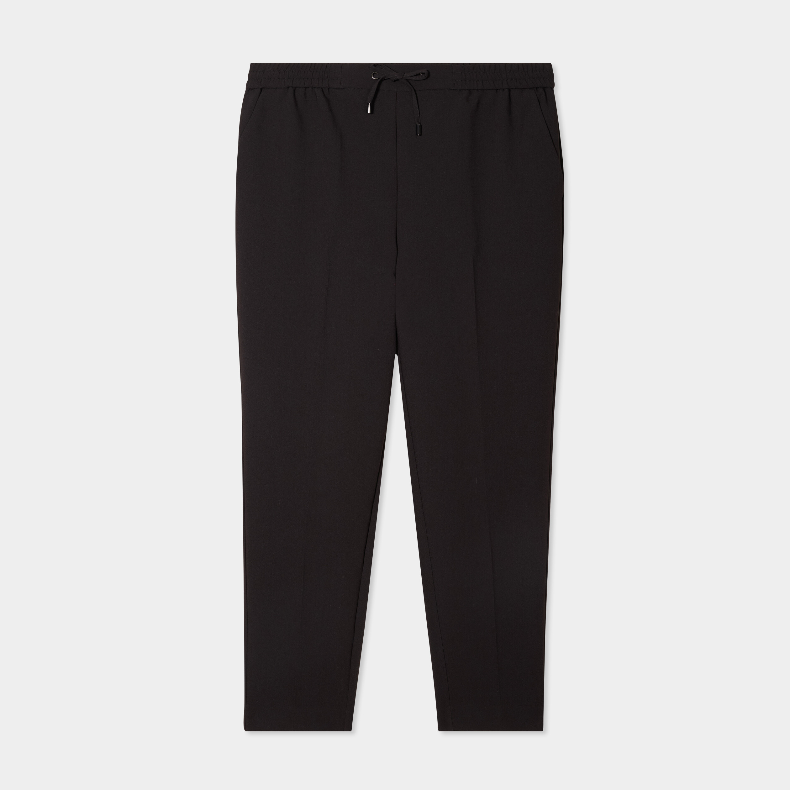 Pantalon city paperbag taille &eacute;lastiqu&eacute;e noir femme grande taille