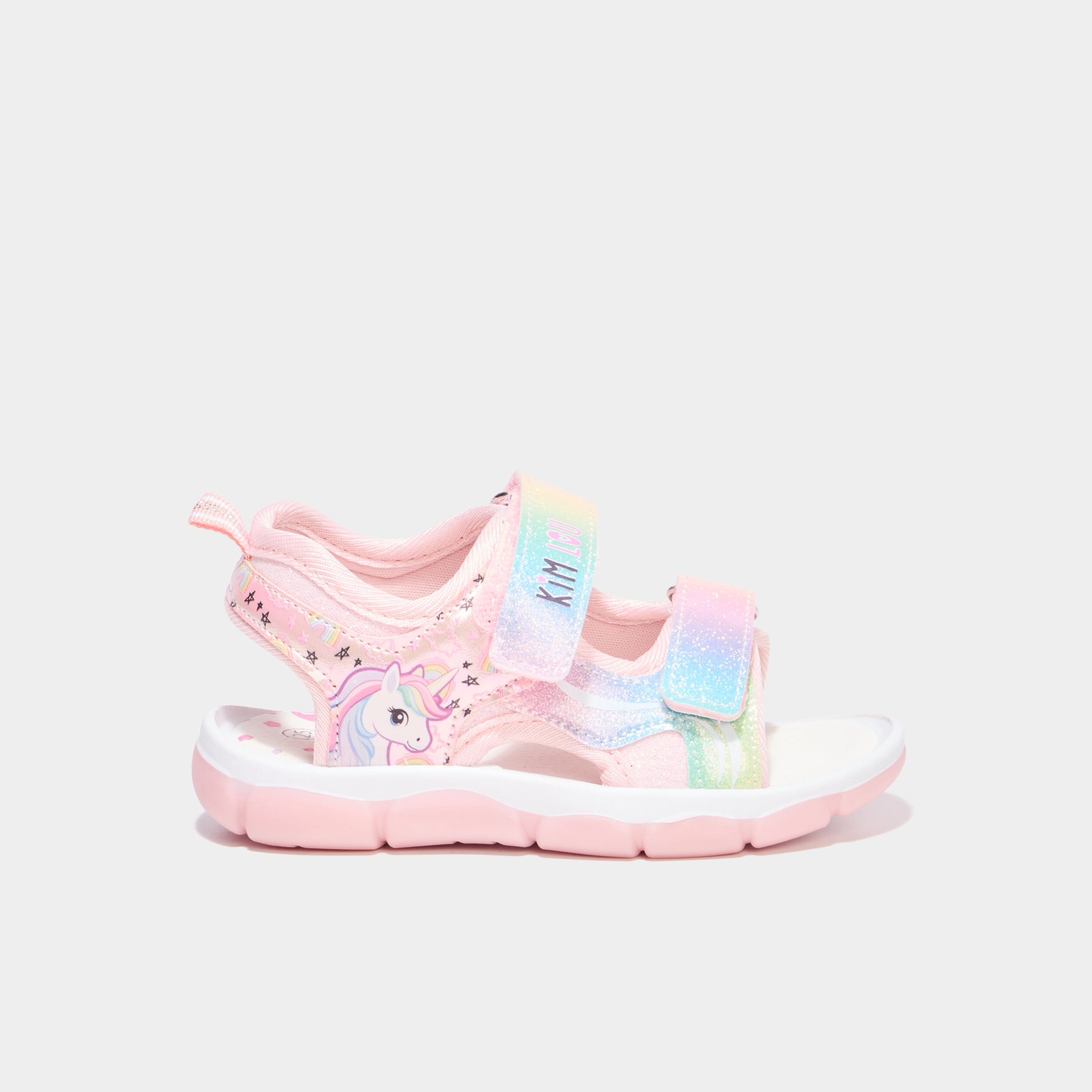 Sandales semelles lumineuses blanc fille