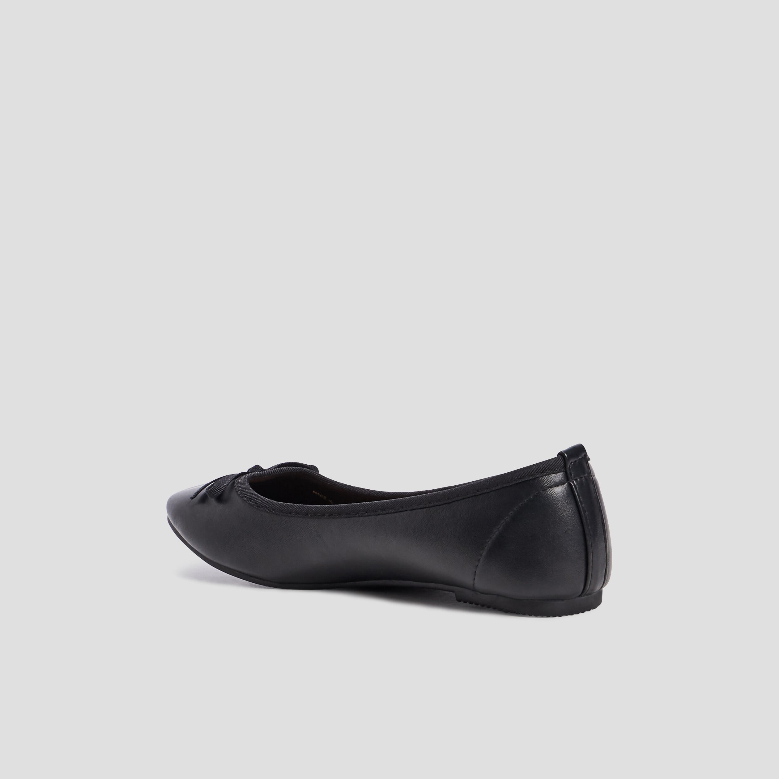 Ballerines avec noeuds noir fille