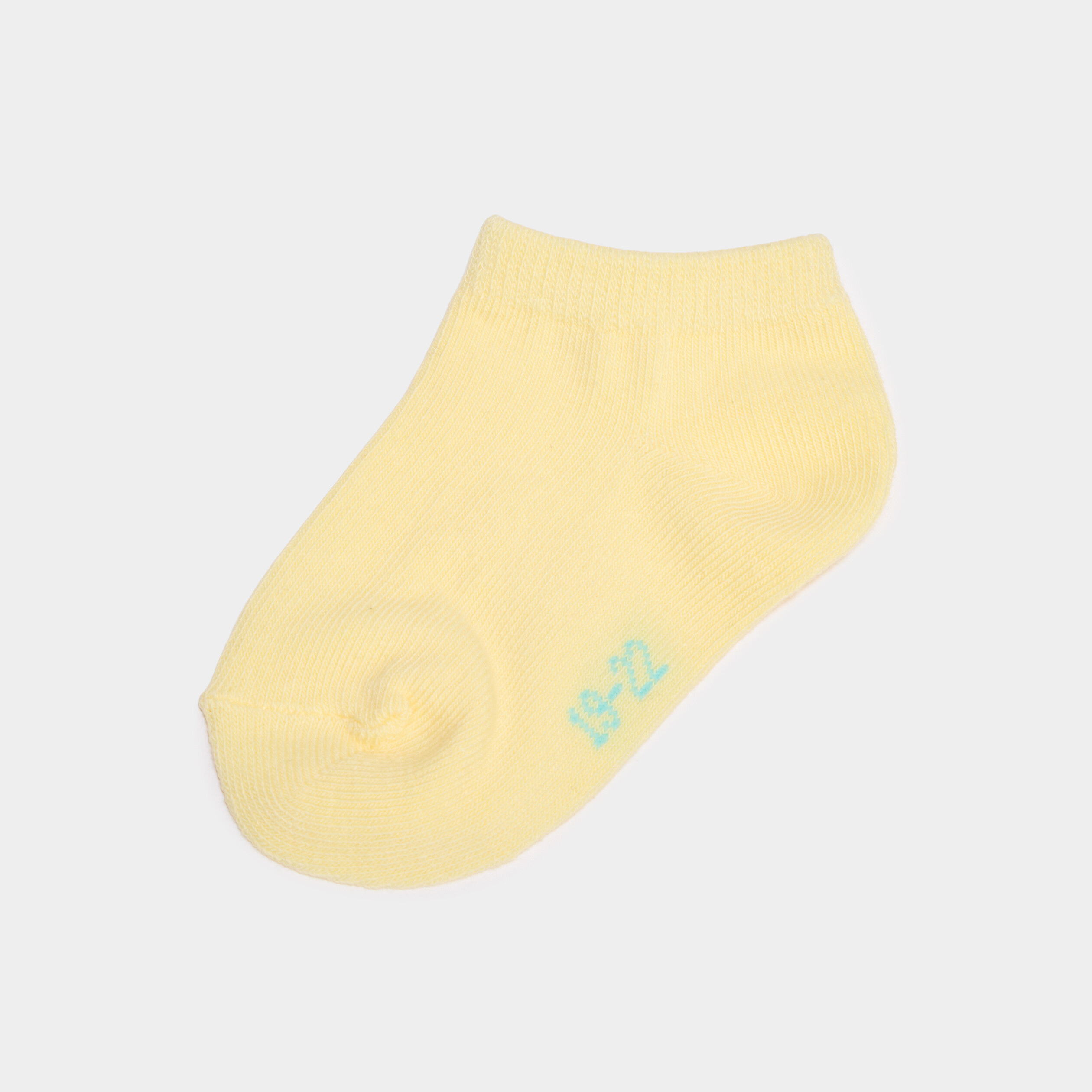 Lot 5 paires chaussettes invisibles multicolore b&eacute;b&eacute; fille