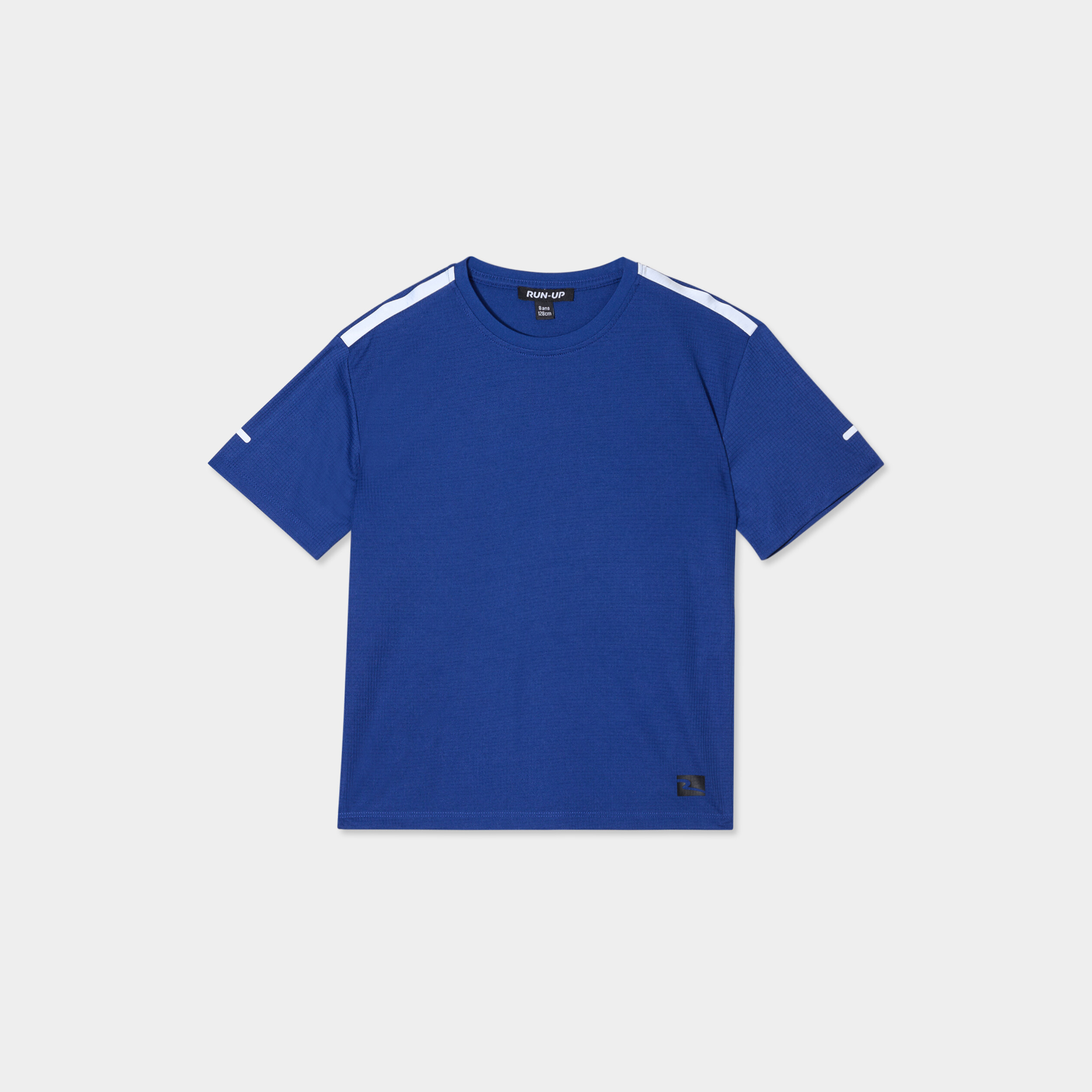 T-shirt oversize manches courtes bleu electrique gar&ccedil;on
