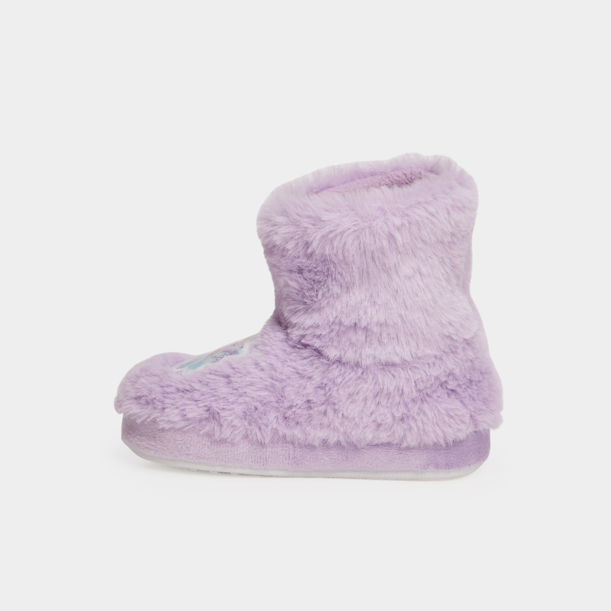 chaussons bottines reine des neiges mauve fille Chaussons bottines Reine des neiges mauve fille